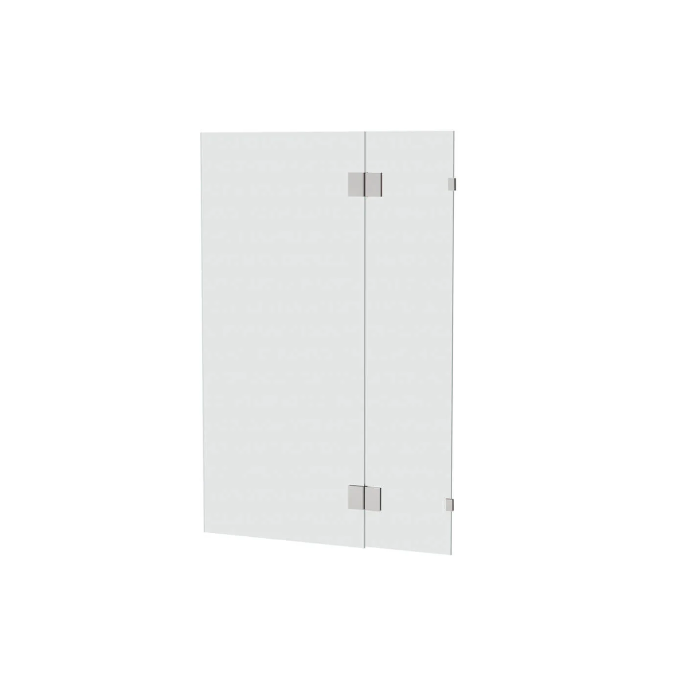 10mm Frameless Fixed & Swing Bathtub Screen 900-1000mm - Image 3