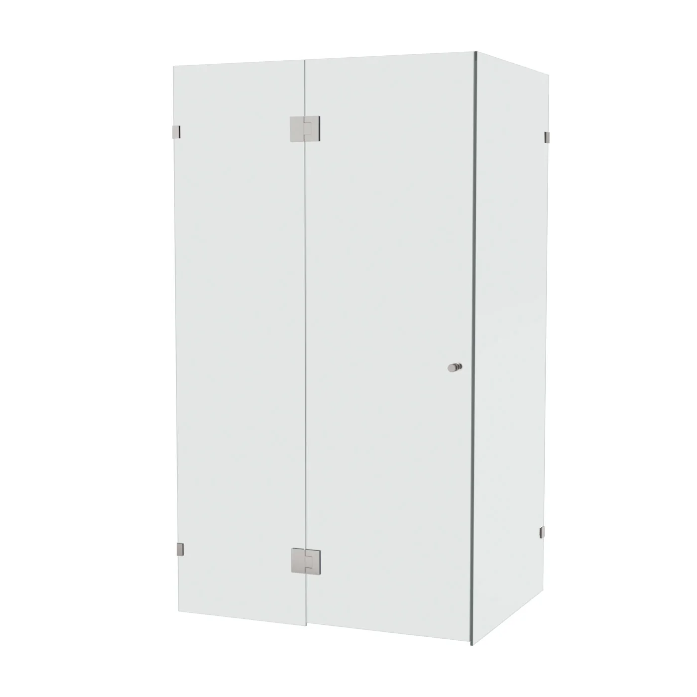 10mm Frameless Shower Screen Front & Return 1200x900mm - Image 5