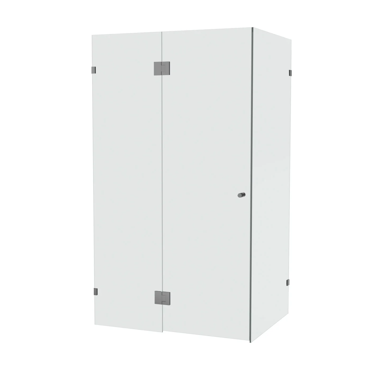 10mm Frameless Shower Screen Front & Return 1200x900mm - Image 7