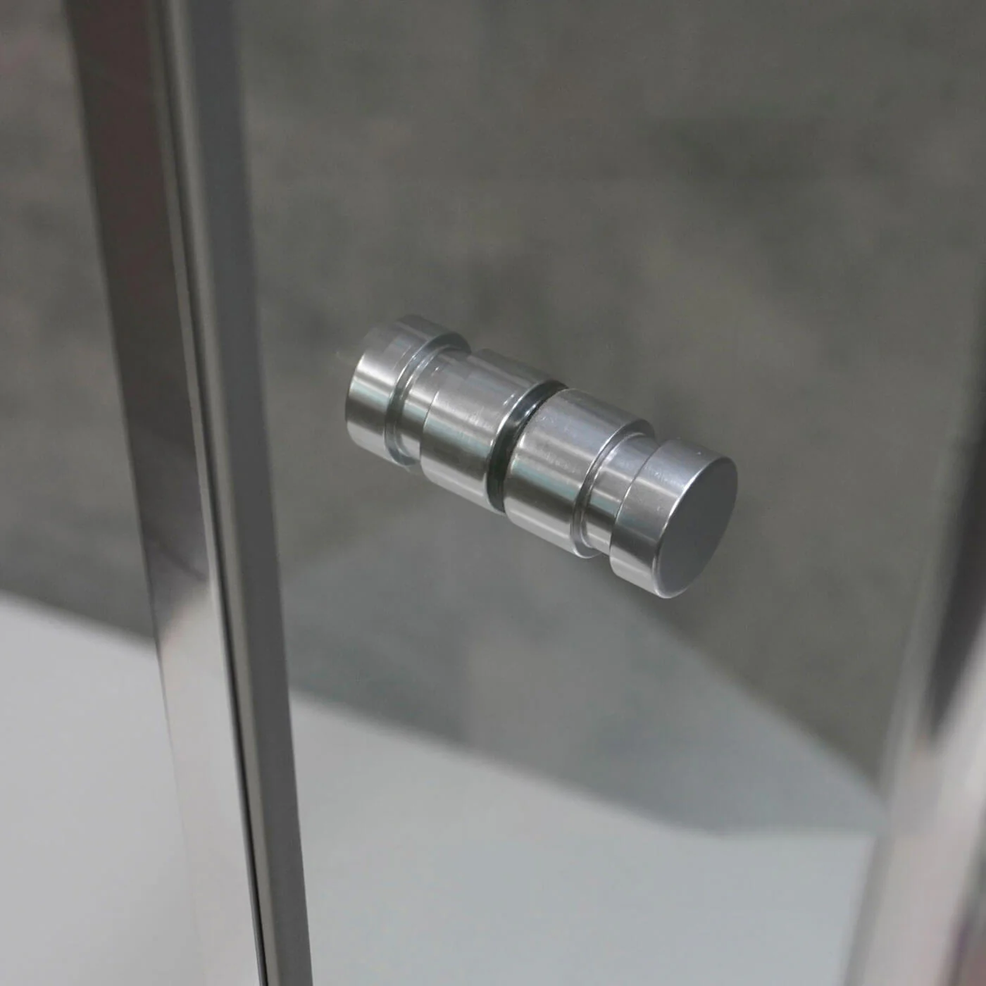 Semi-Frameless 6mm Adjustable 1-Side Shower Screen 1950mm High Chrome - Image 3