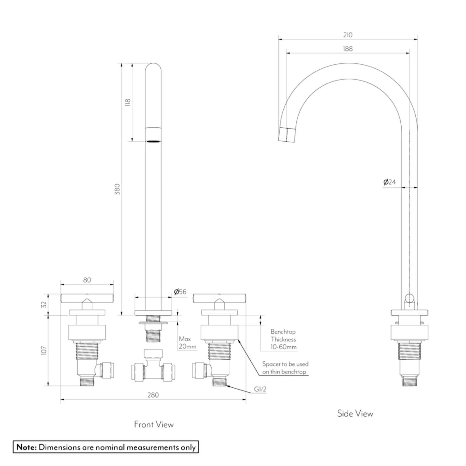 Barre Hob Assembly Tap Set - Image 9