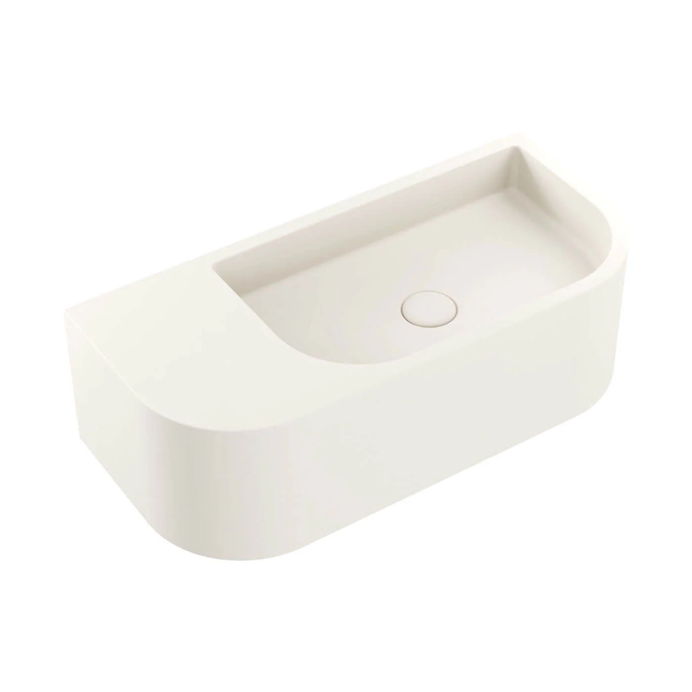 Blanca Concrete Wall Hung Basin 650x300mm