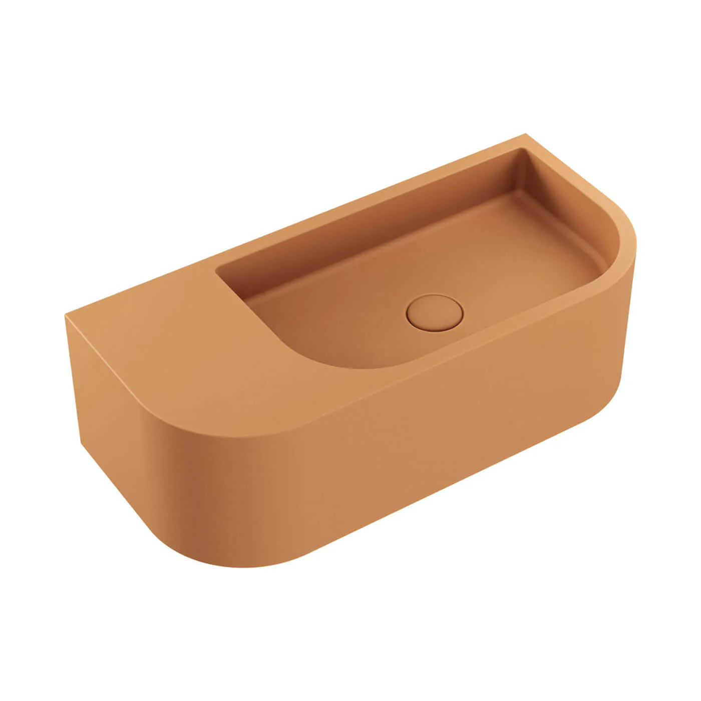 Blanca Concrete Wall Hung Basin 650x300mm - Image 4