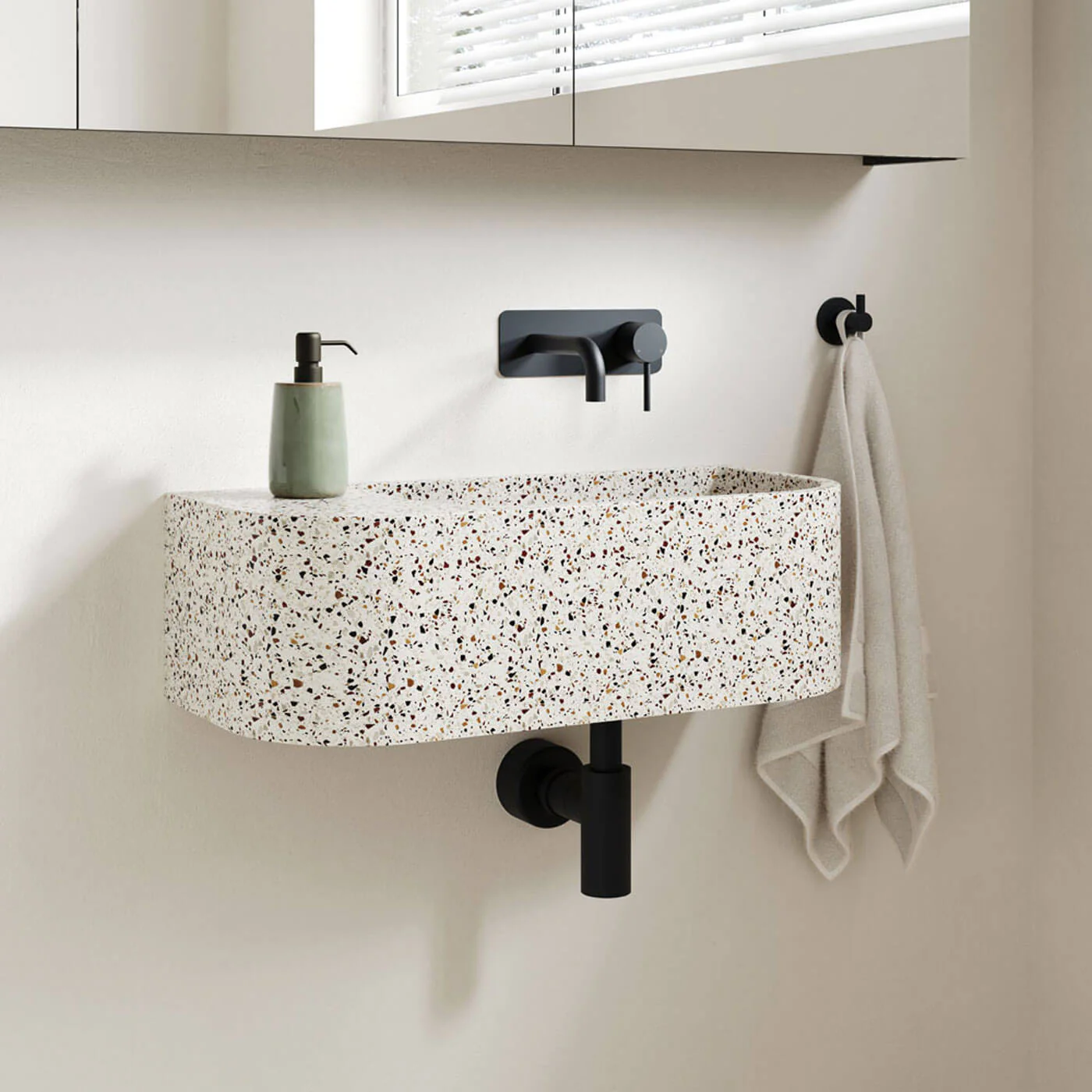 Blanca Concrete Wall Hung Basin 650x300mm - Image 6