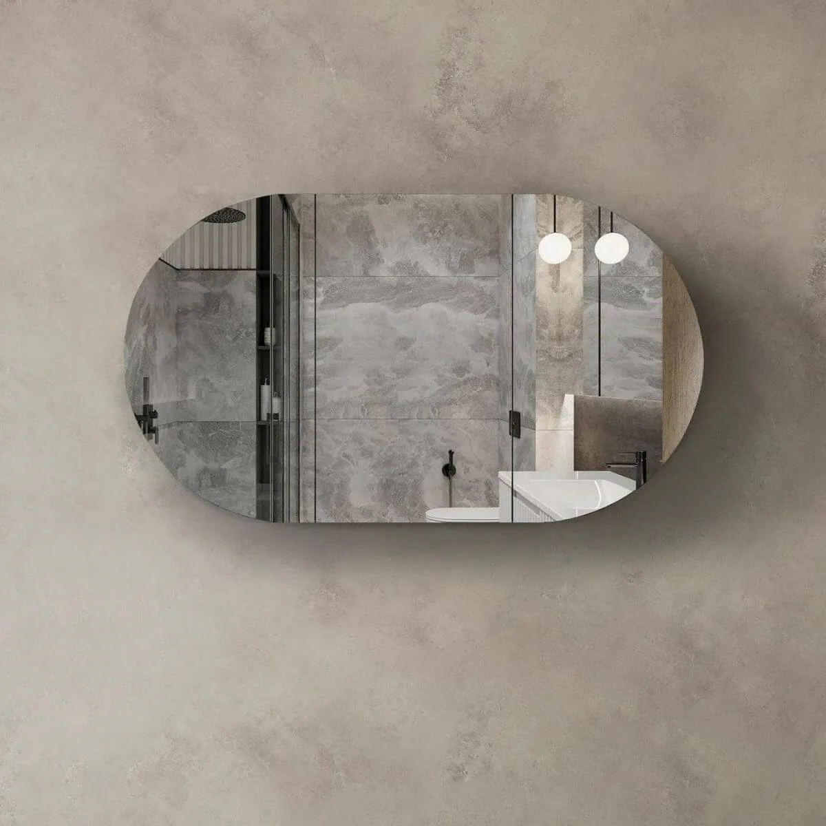 Bondi Curved Mirror Shaving Cabinet - Image 3