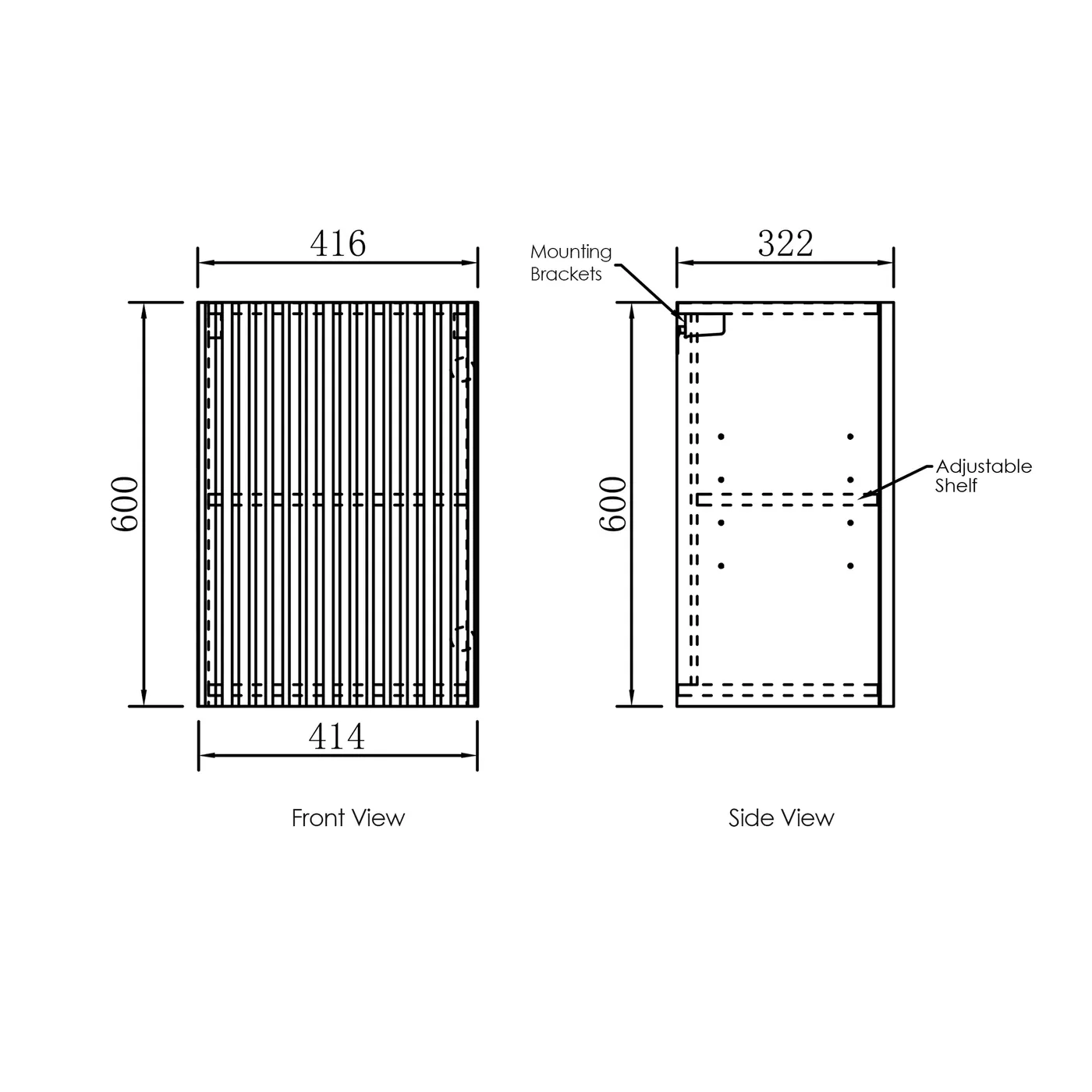 Bondi Fluted Laundry Cabinet Kit 1715mm - Image 8