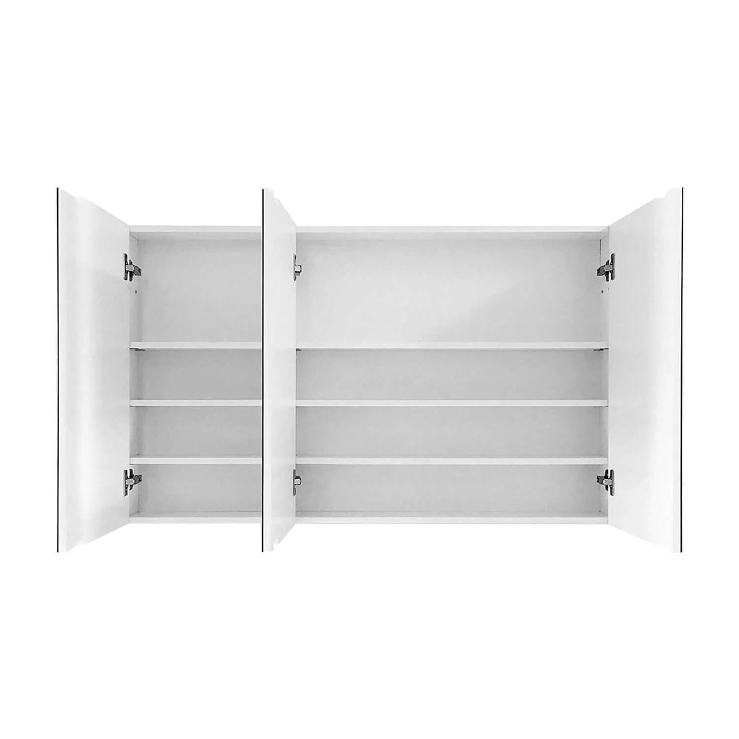 Brighton 3 Door Pencil Edge Mirror Cabinet 1200mm - Image 6