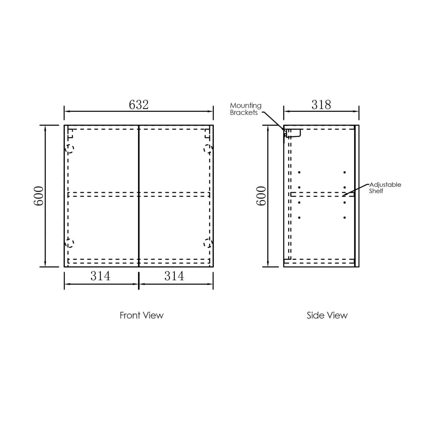 Byron Laundry Cabinet Kit 1300mm - Image 12
