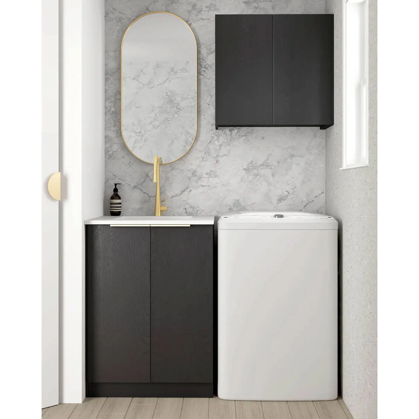Byron Mini Laundry Cabinet Set 650mm - Image 2