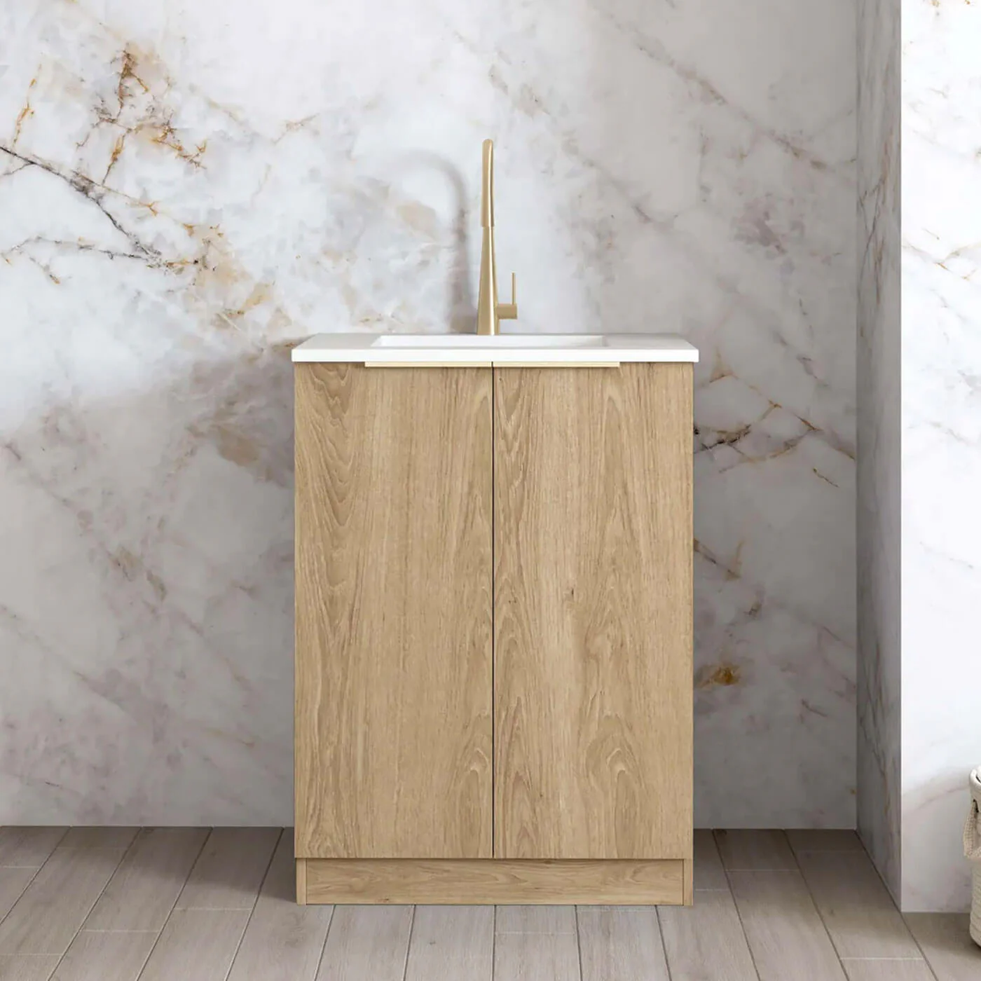 Byron Mini Laundry Cabinet Set 650mm - Image 3