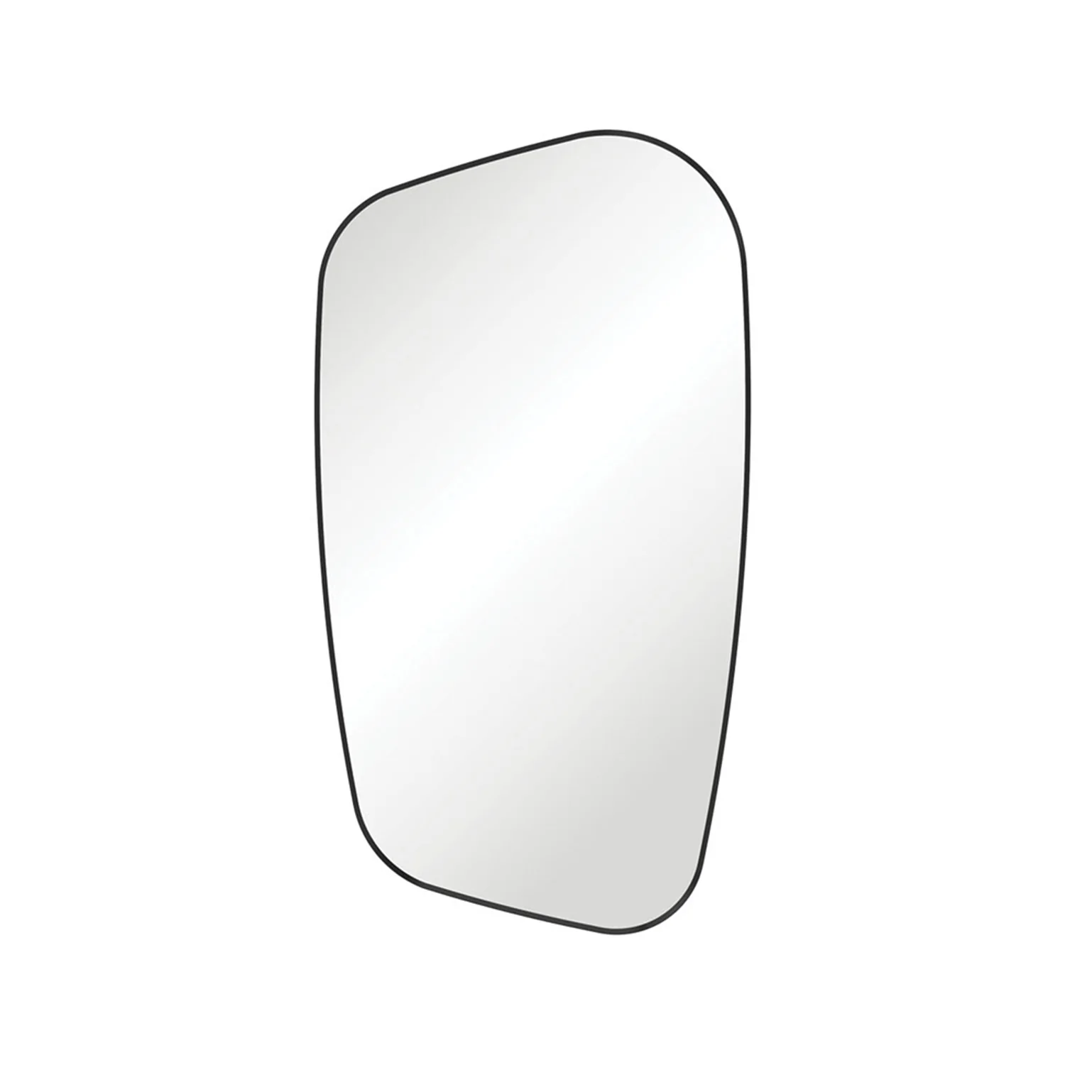 Capriccio Asymmetrical Framed Glass Mirror 650x1200mm - Image 3
