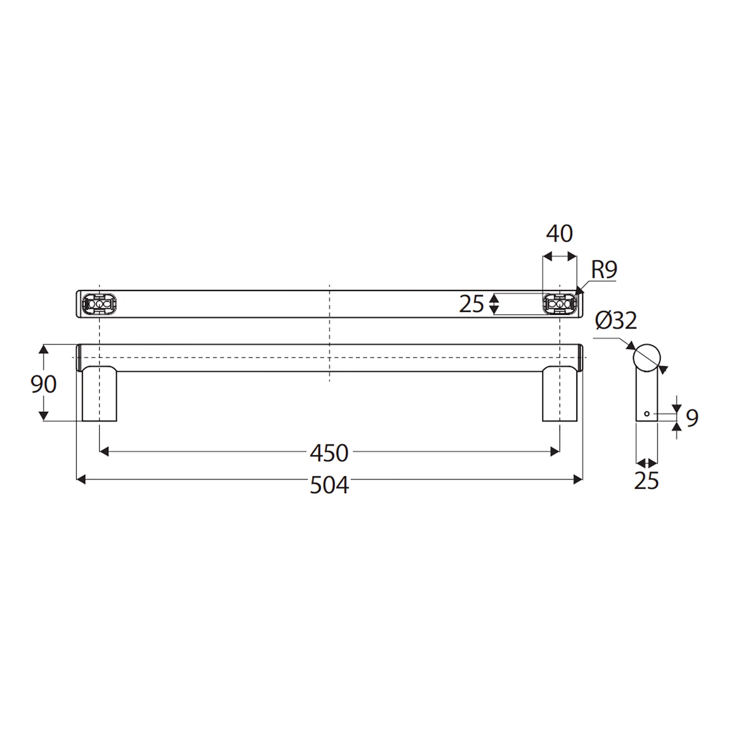 Care Slimline Grab Rail - Image 8