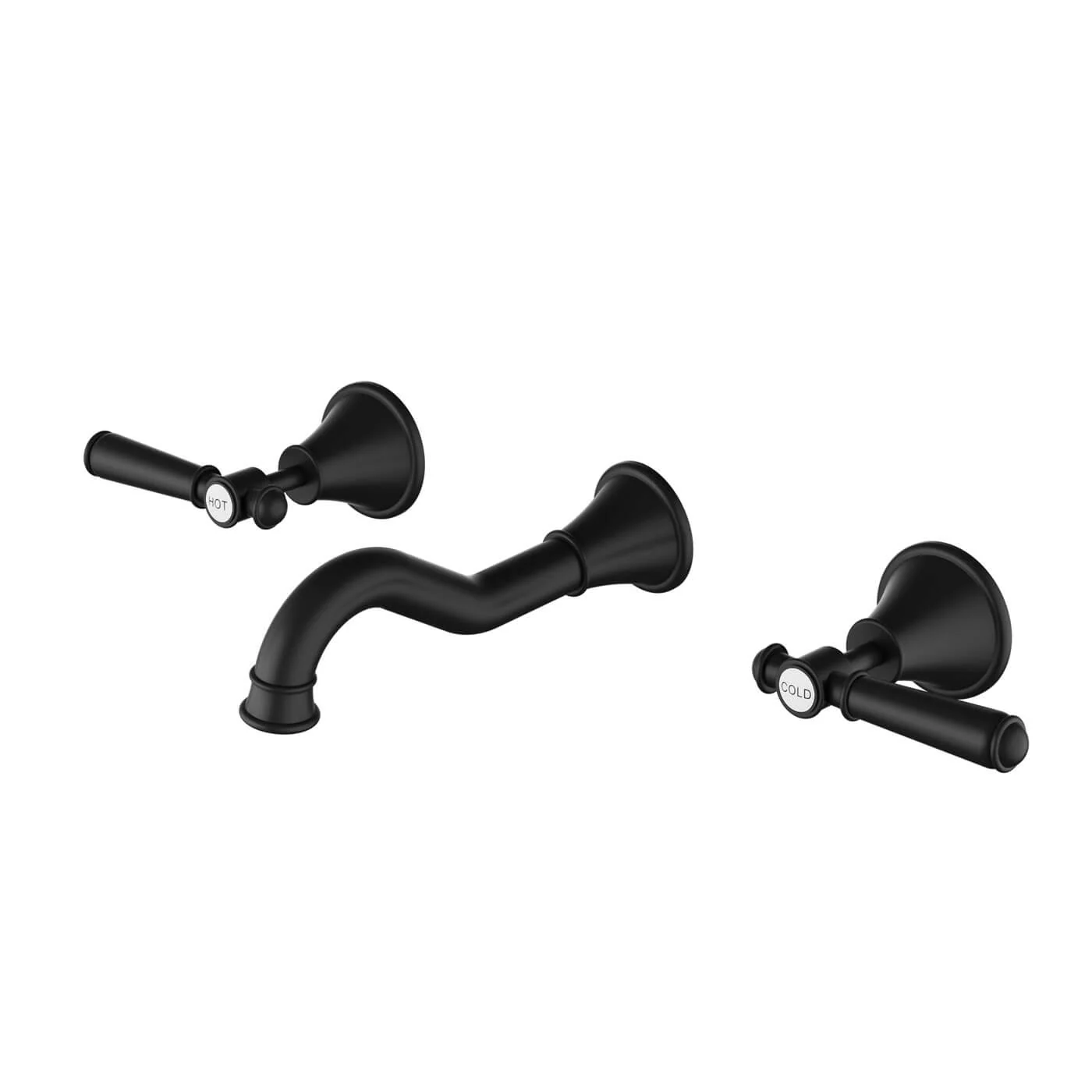Clasico Brass Handle Assembly Tap Wall Set - Image 4