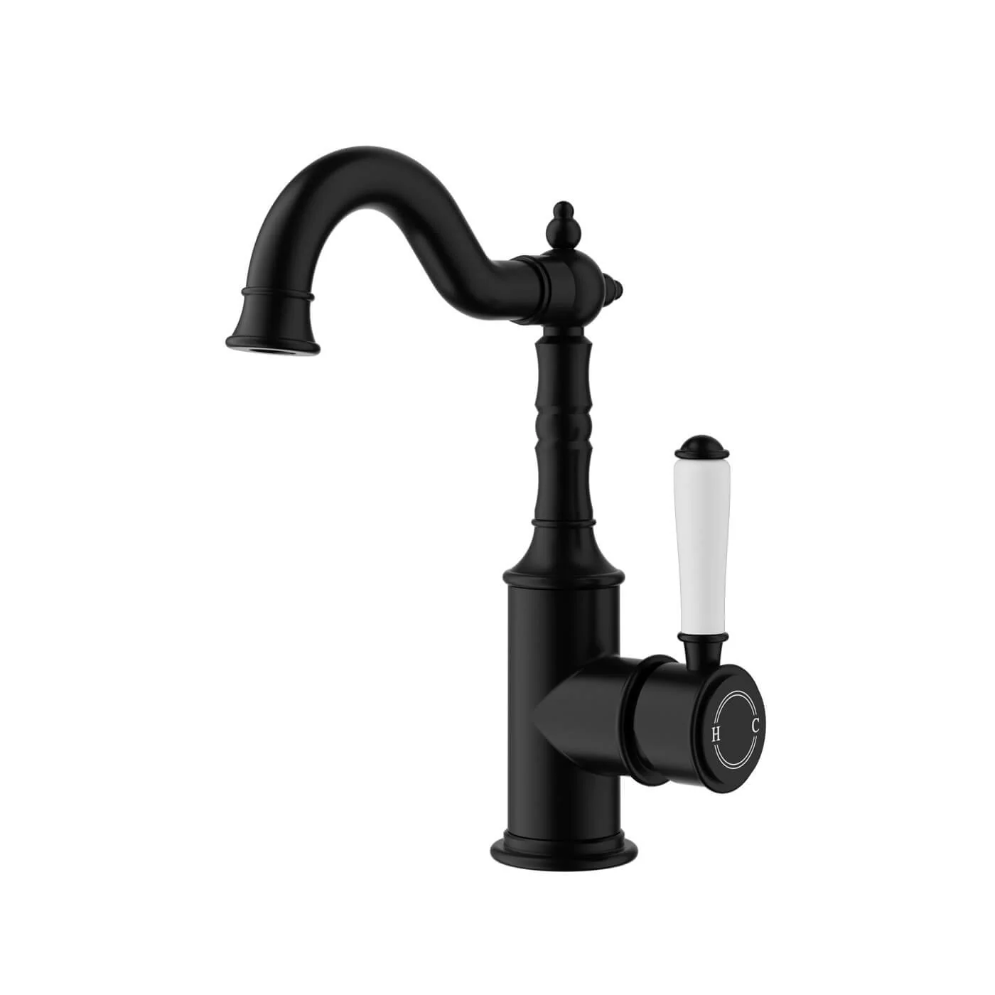 Clasico Ceramic Handle Basin Mixer - Image 4