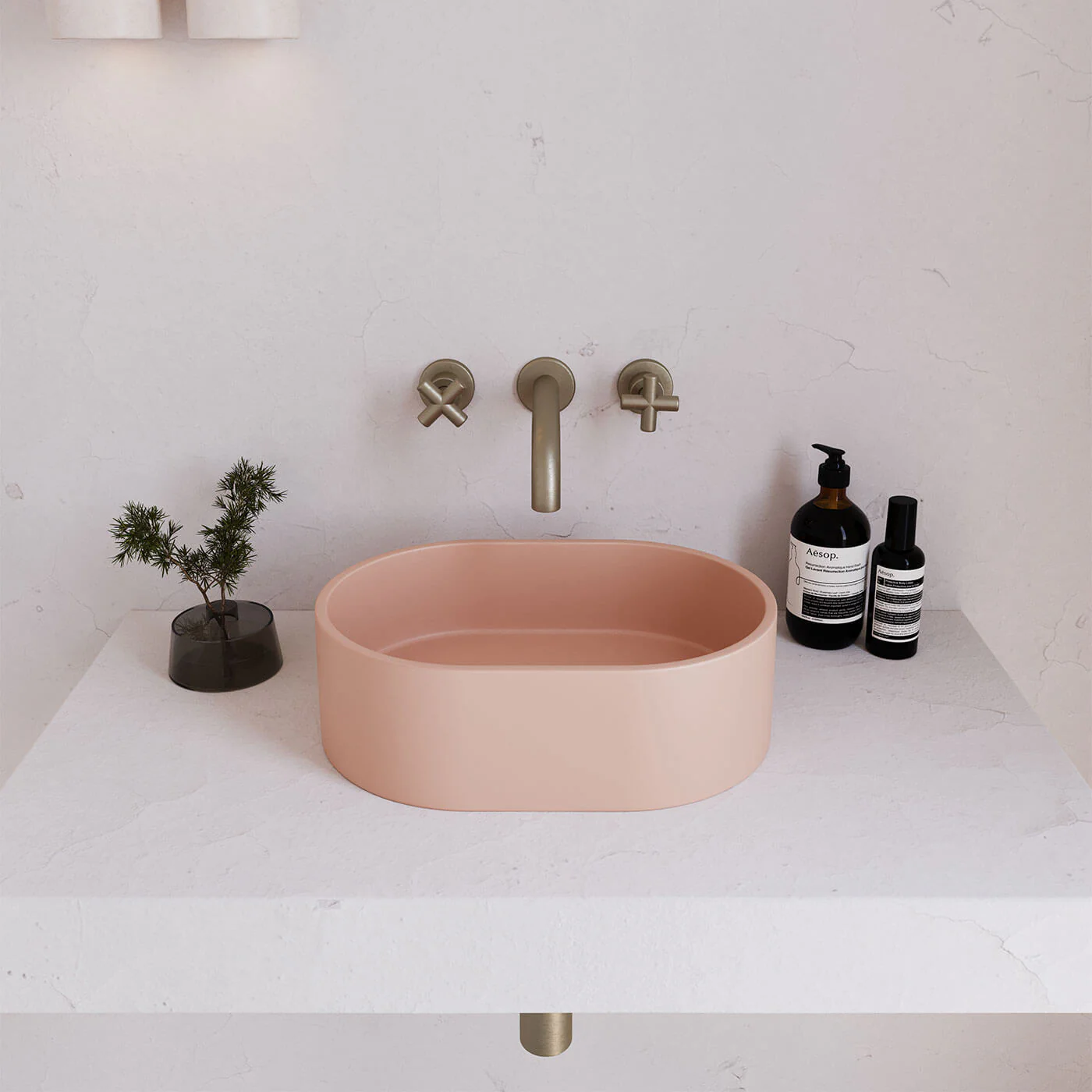 Concrete Pod Above Counter Basin 400x280mm - Image 6