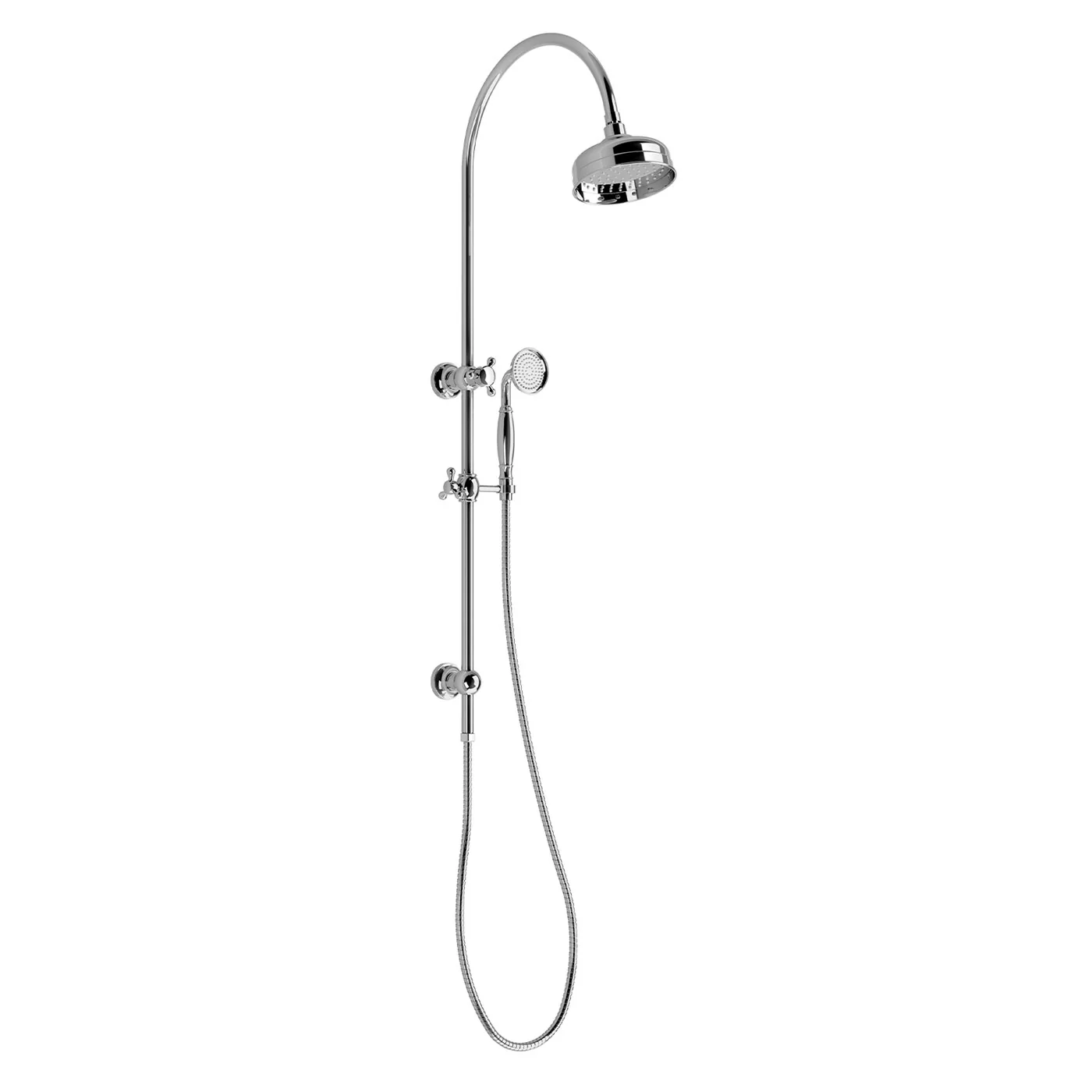 Cromford Twin Shower Rail Set - Image 4