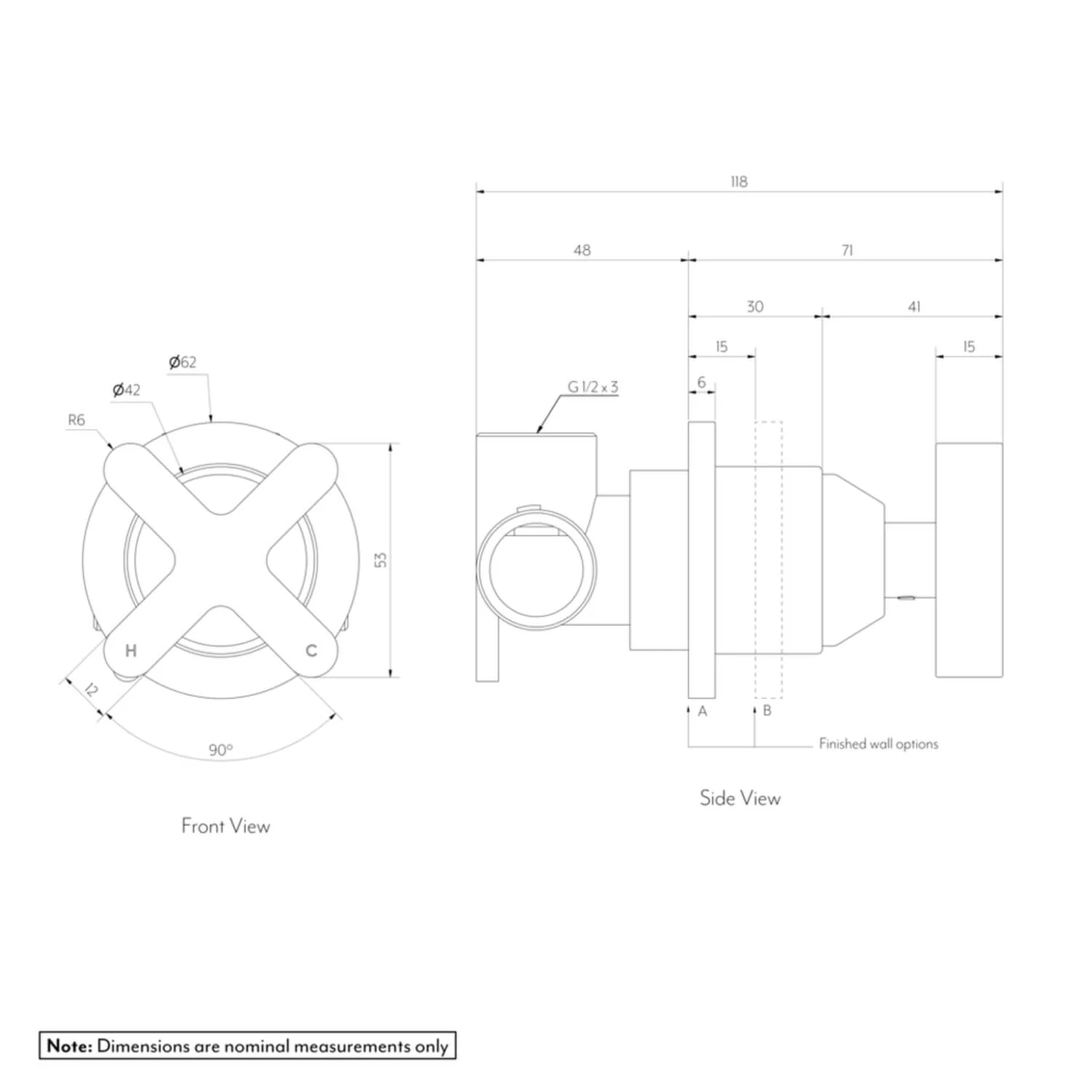 Cross Progressive Wall Mixer - Image 9