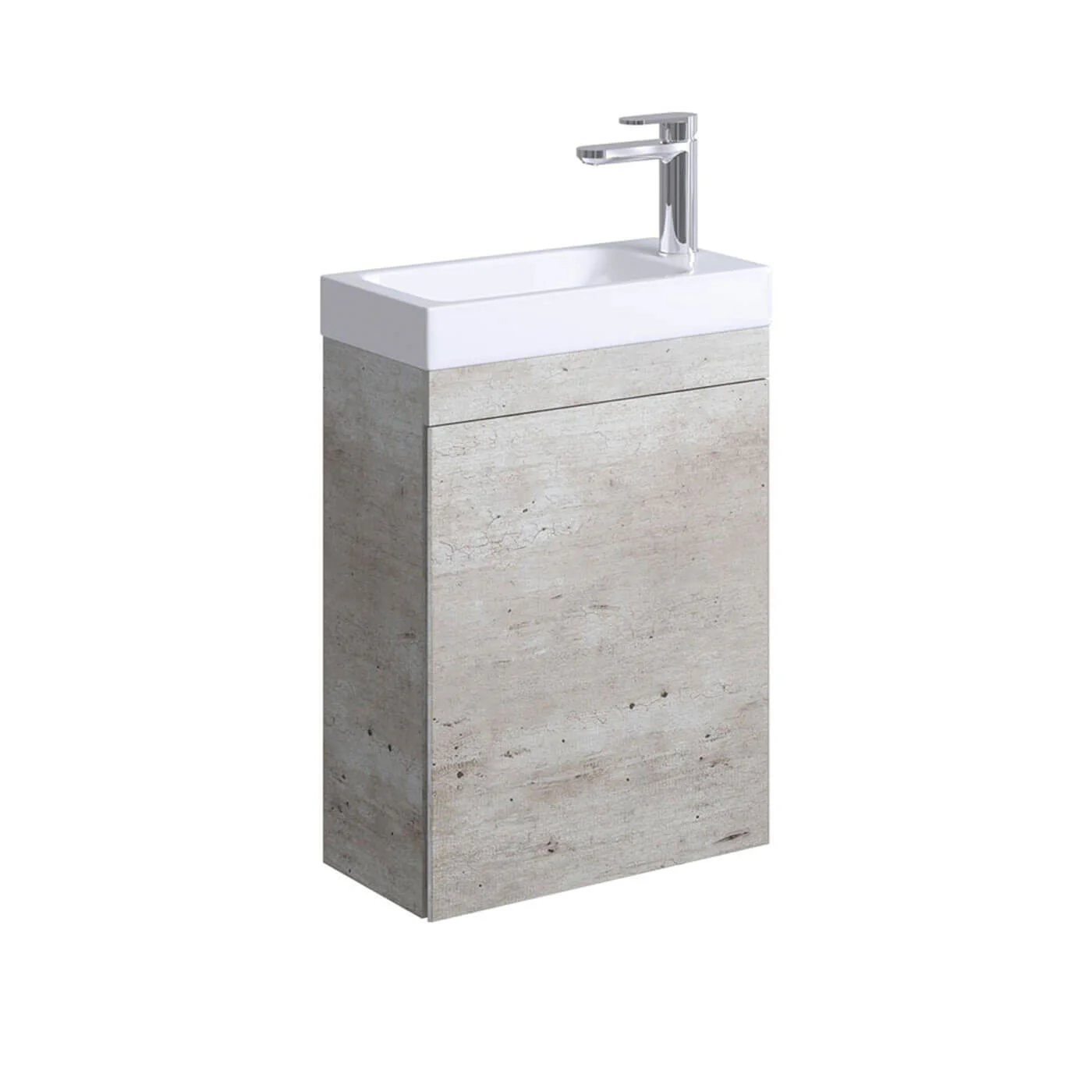 Denzel Edge Compact Wall Hung Vanity 450mm - Image 3