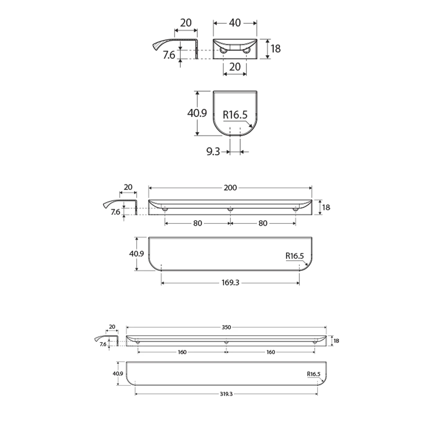 EDGE Vanity Drawer Handle - Image 9