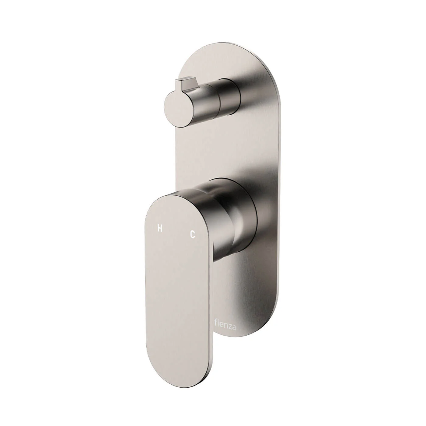 Empire Slim Single Backplate Diverter Wall Mixer - Image 3