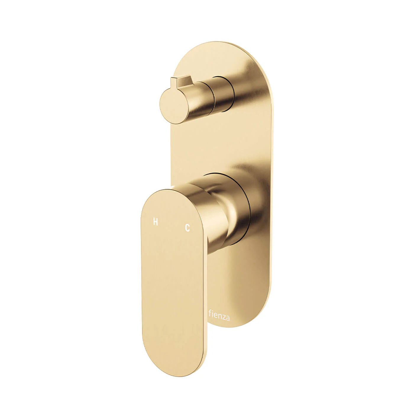 Empire Slim Single Backplate Diverter Wall Mixer - Image 5