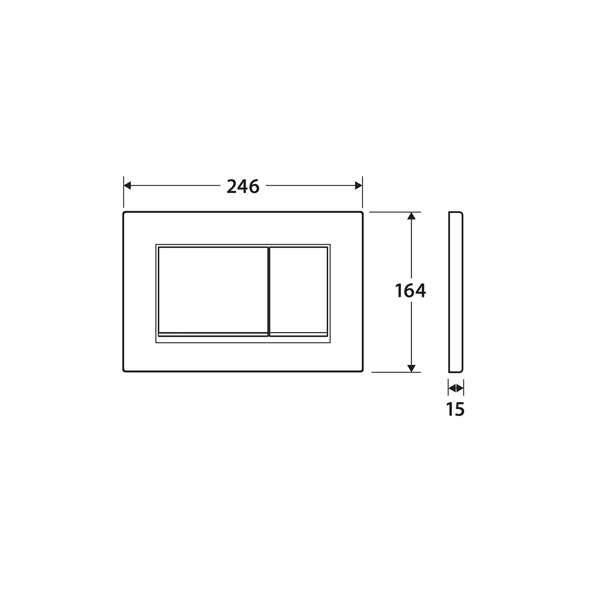 Eva Box Rim In Wall Gloss White Toilet Geberit Sigma 30 Package - Image 5