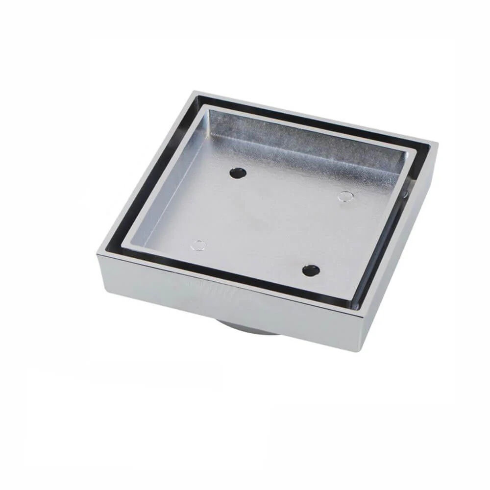 Eva Brass Tile Insert Floor Waste Outlet 115mm - Image 2