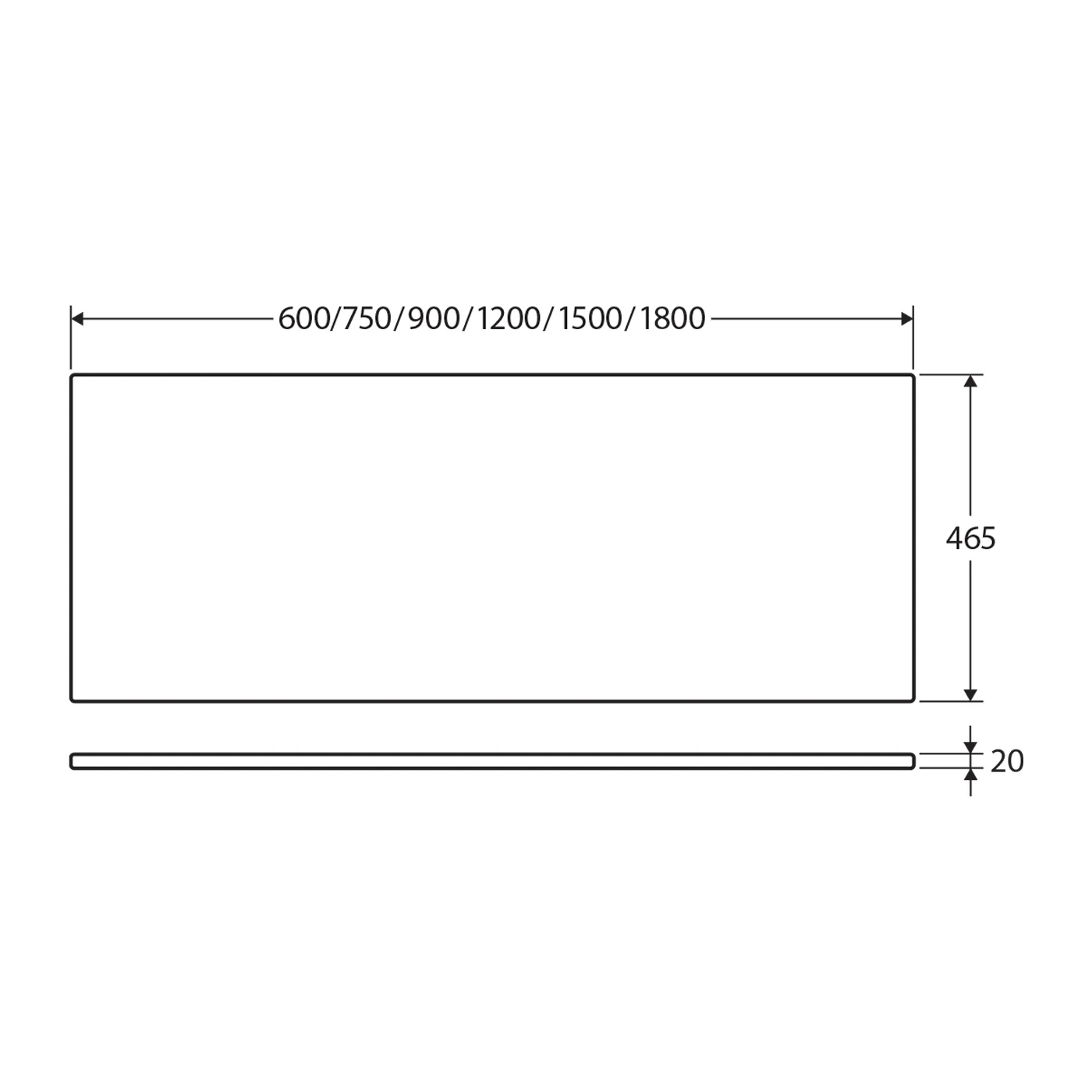 Fienza Vanity Flat Stone Benchtop - Image 7