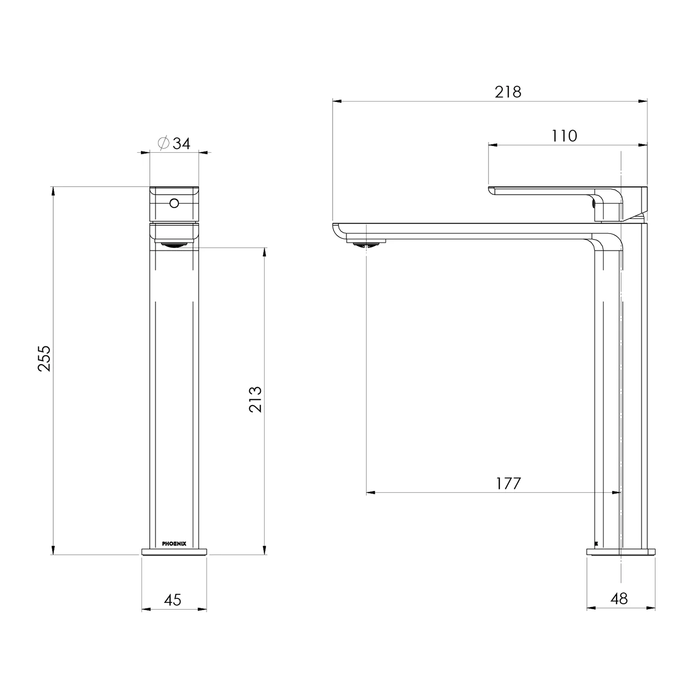 Gloss MKII Tall Basin Mixer - Image 6