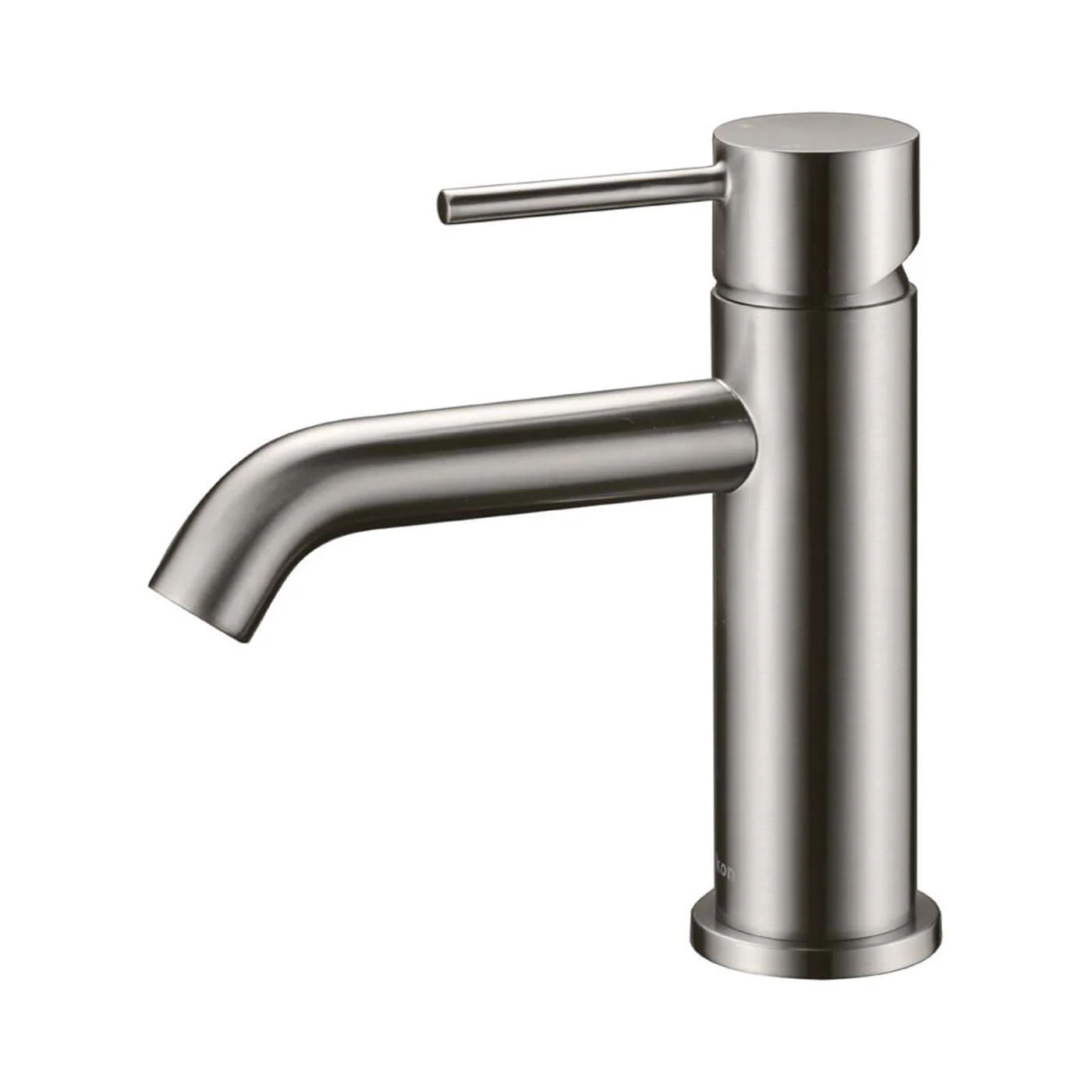 Hali Curved Pin Handle Short Basin Mixer - Image 2