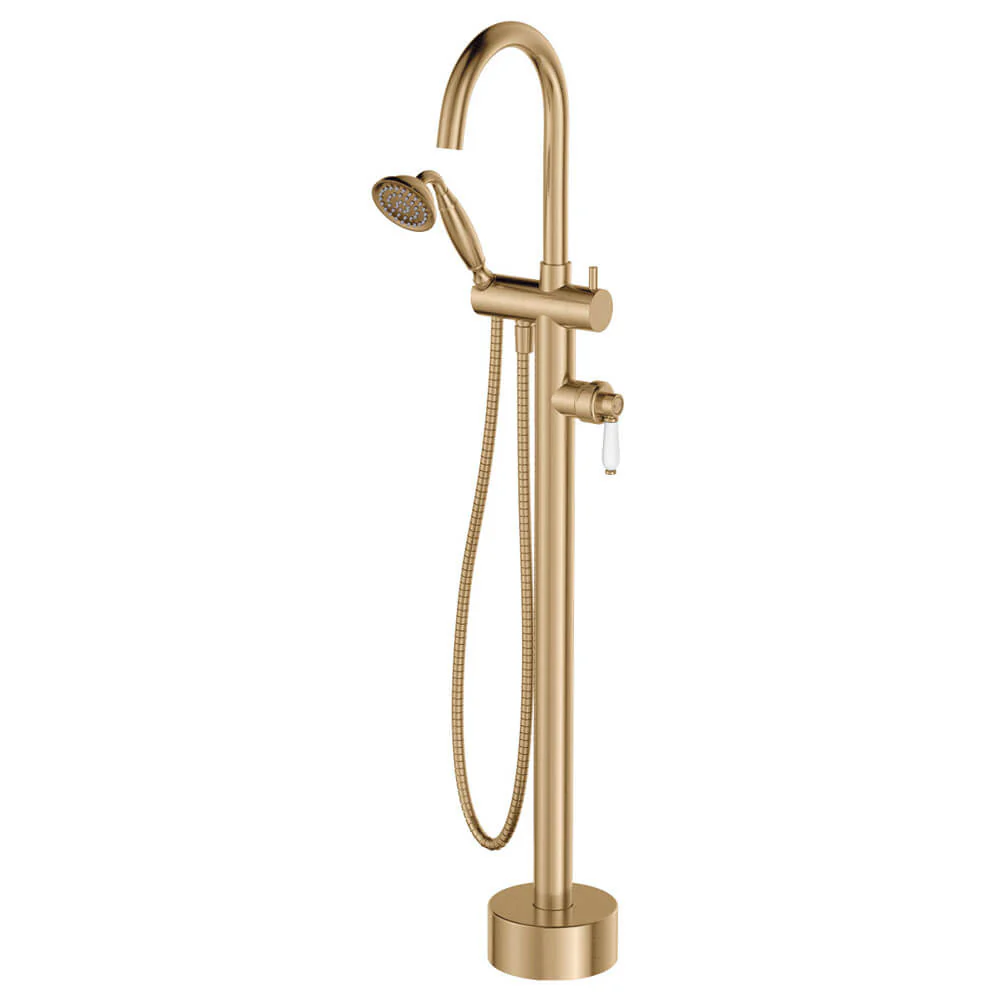 Eleanor Hamptons Vintage Floor Mounted Bath Mixer - Image 6