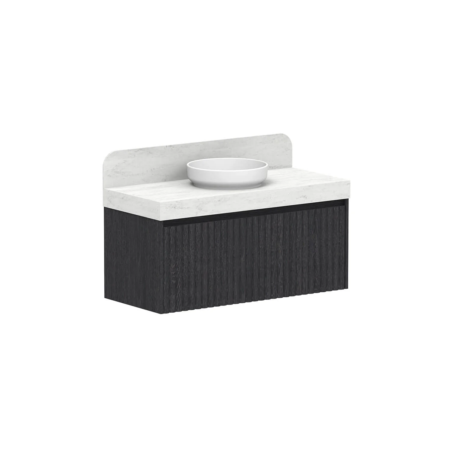 Harper Fluted Wall Hung Vanity - Image 16