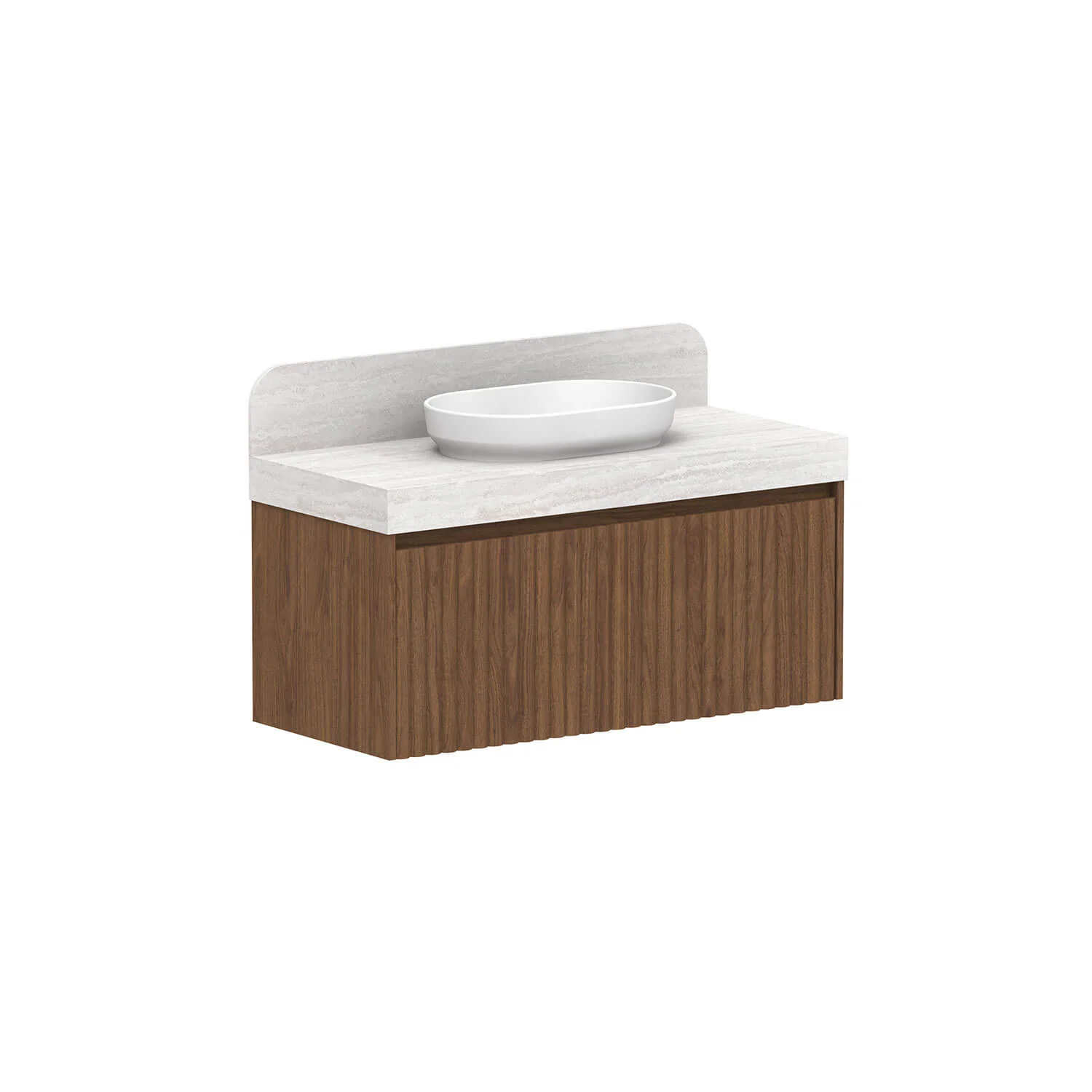 Harper Fluted Wall Hung Vanity - Image 18