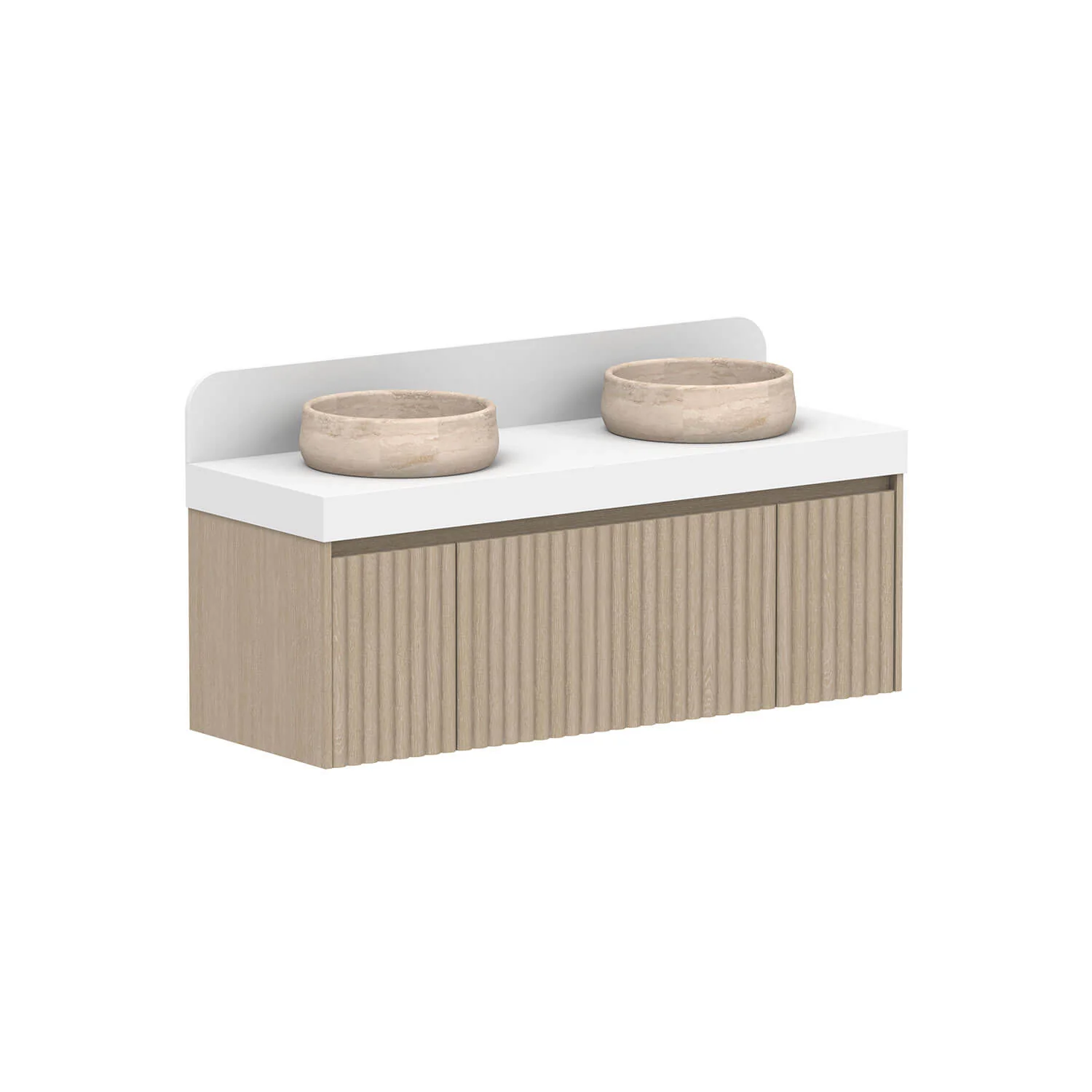 Harper Fluted Wall Hung Vanity - Image 22