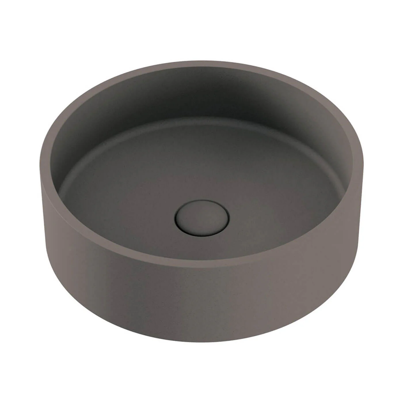 Jada Round Concrete Above Counter Basin 390mm - Image 2