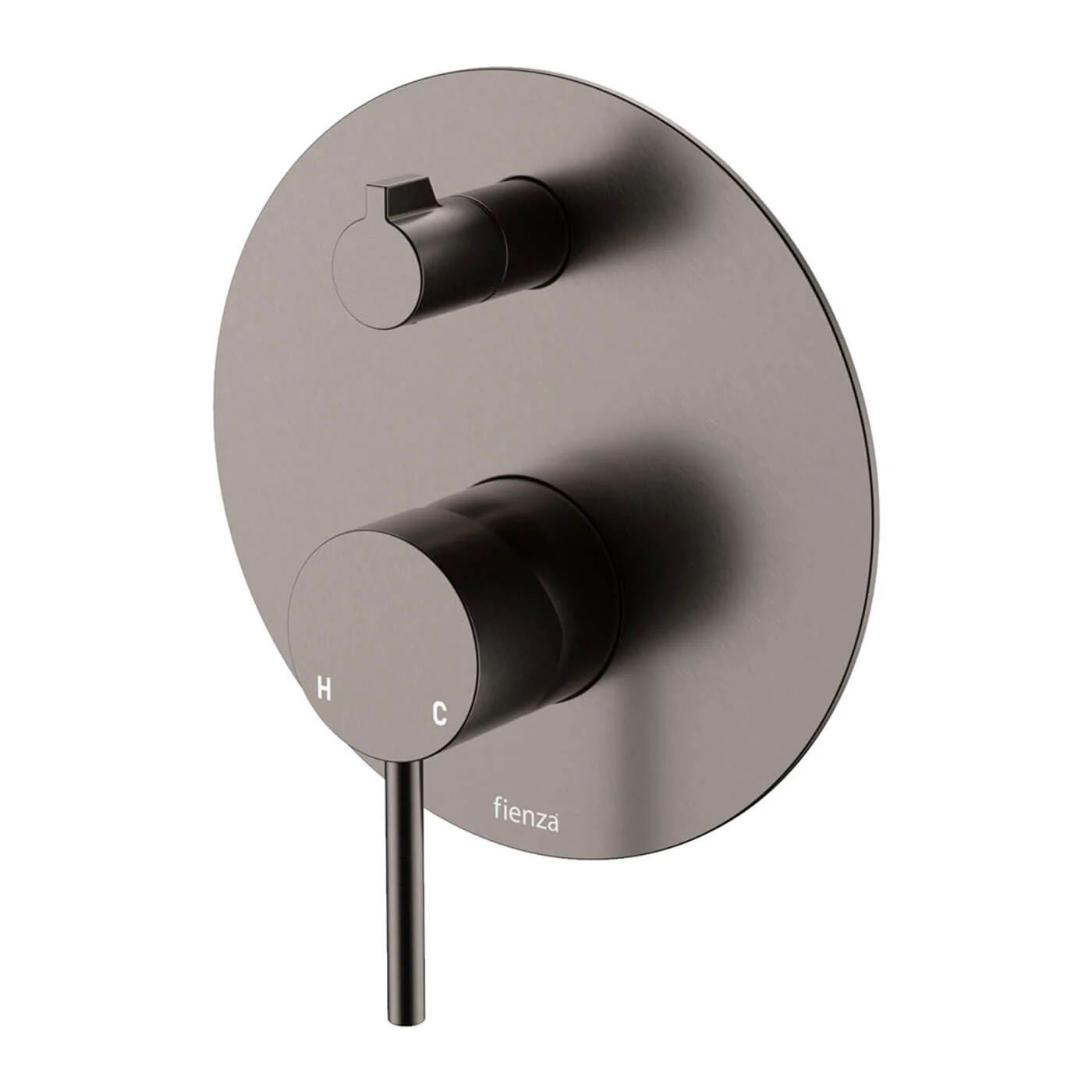Kaya Pin Handle Diverter Wall Mixer 150mm Backplate - Image 4