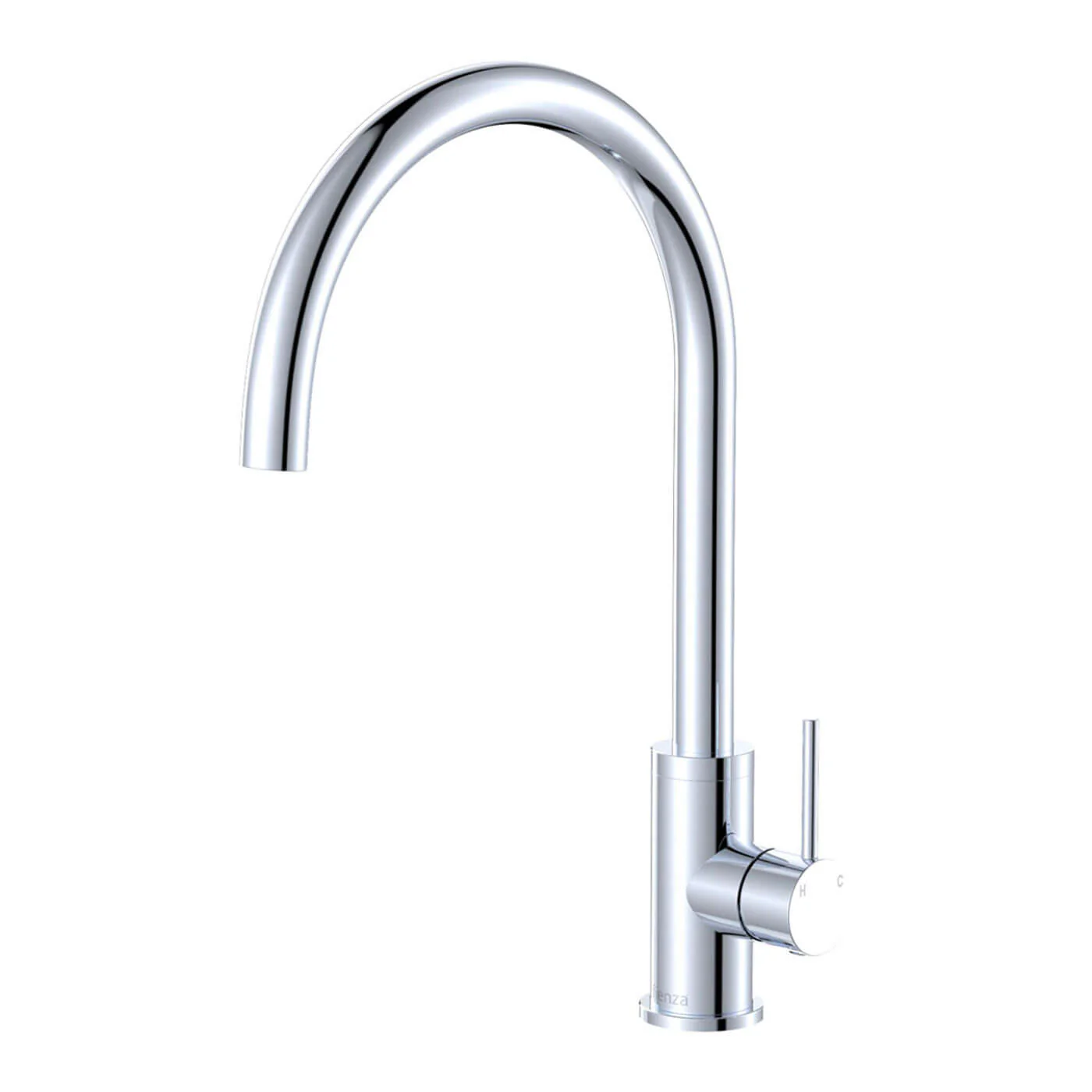 Kaya Pin Handle Gooseneck Sink Mixer - Image 9