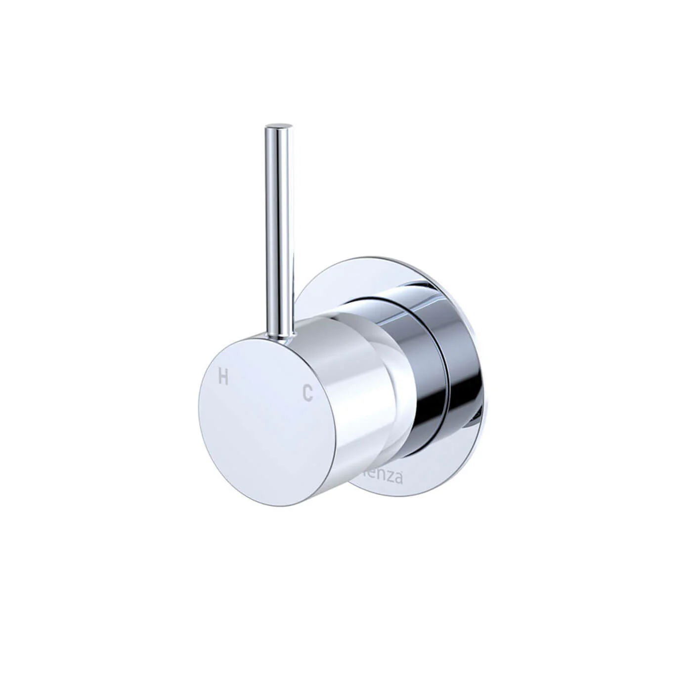 Kaya Upright Handle Shower Wall Mixer - Image 2