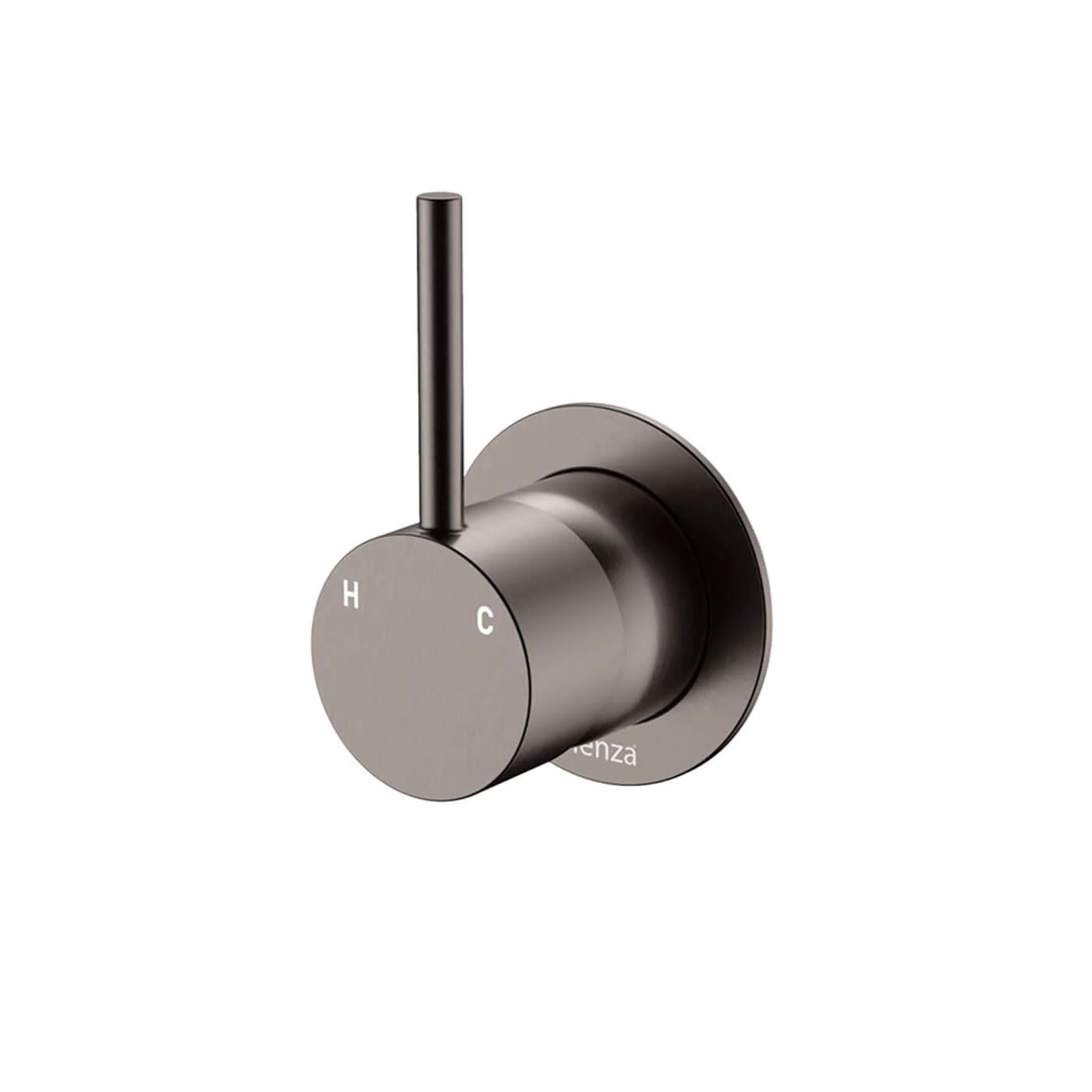 Kaya Upright Handle Shower Wall Mixer - Image 4