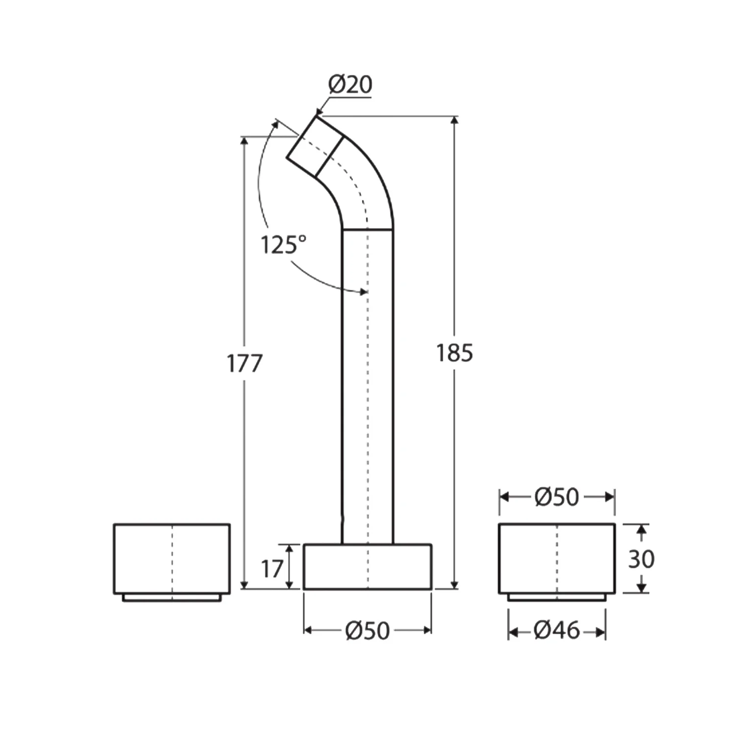Kaya Wall Spout Assembly Tap Set - Image 18