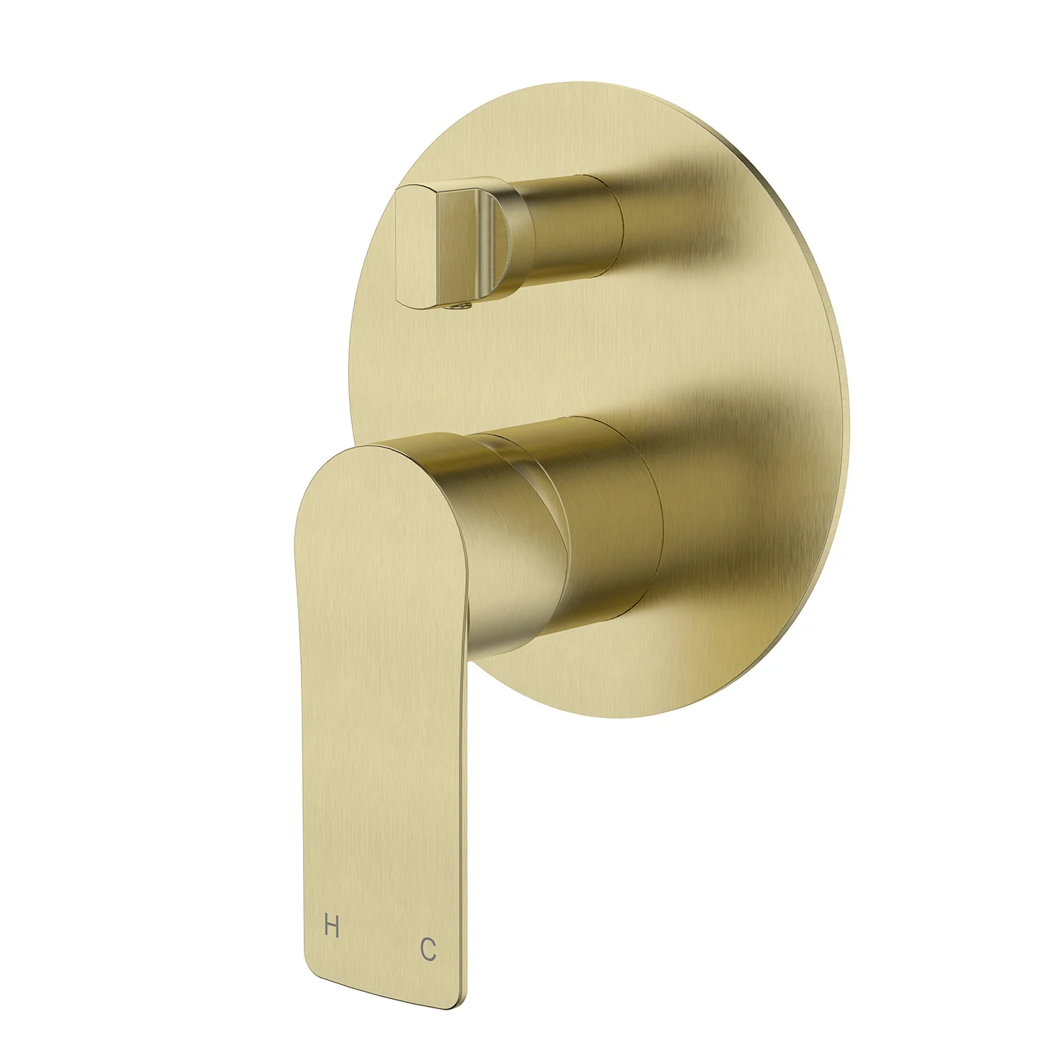 Kiama Brass Diverter Wall Mixer - Image 2