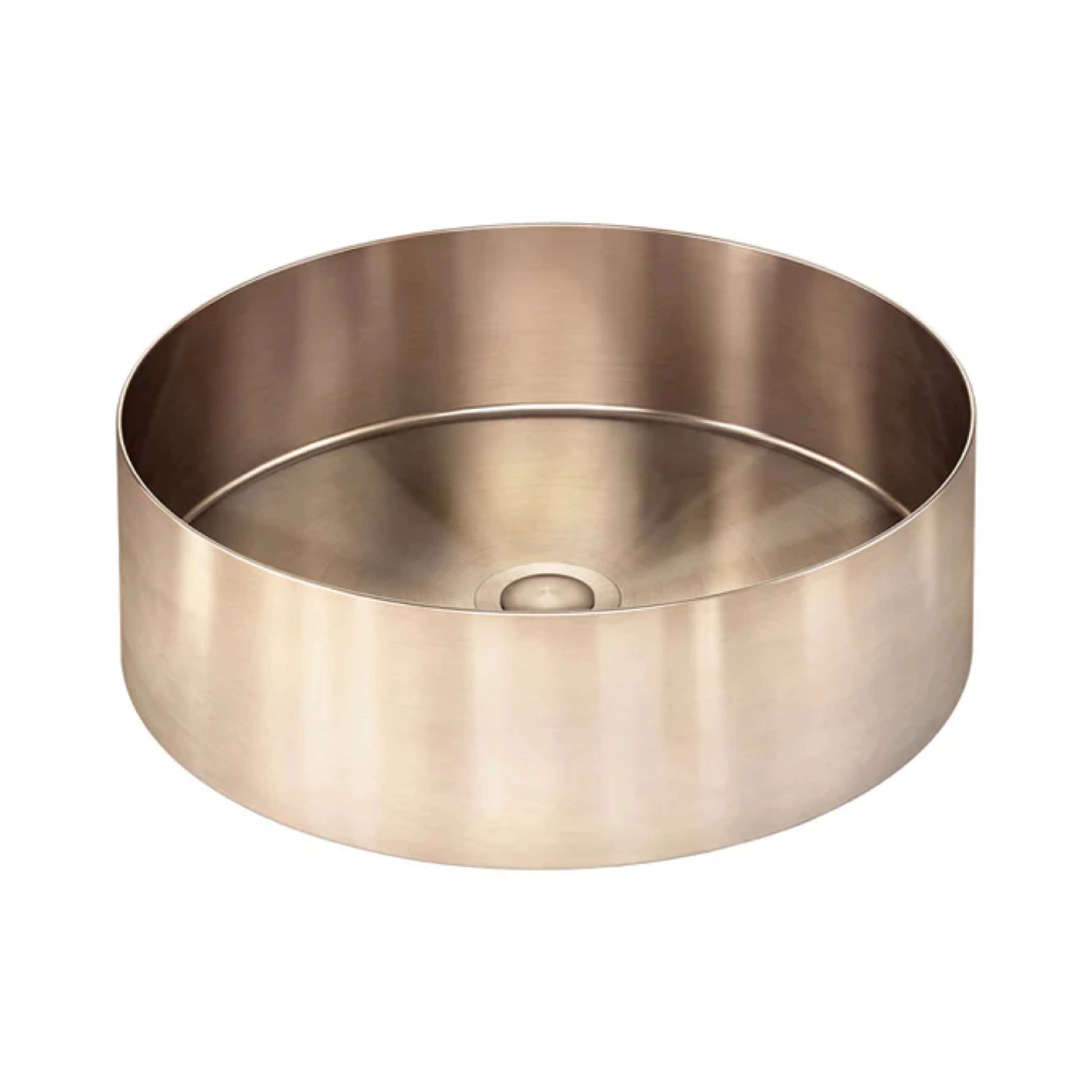 Lavello Round Steel Bathroom Basin 380mm - Image 3