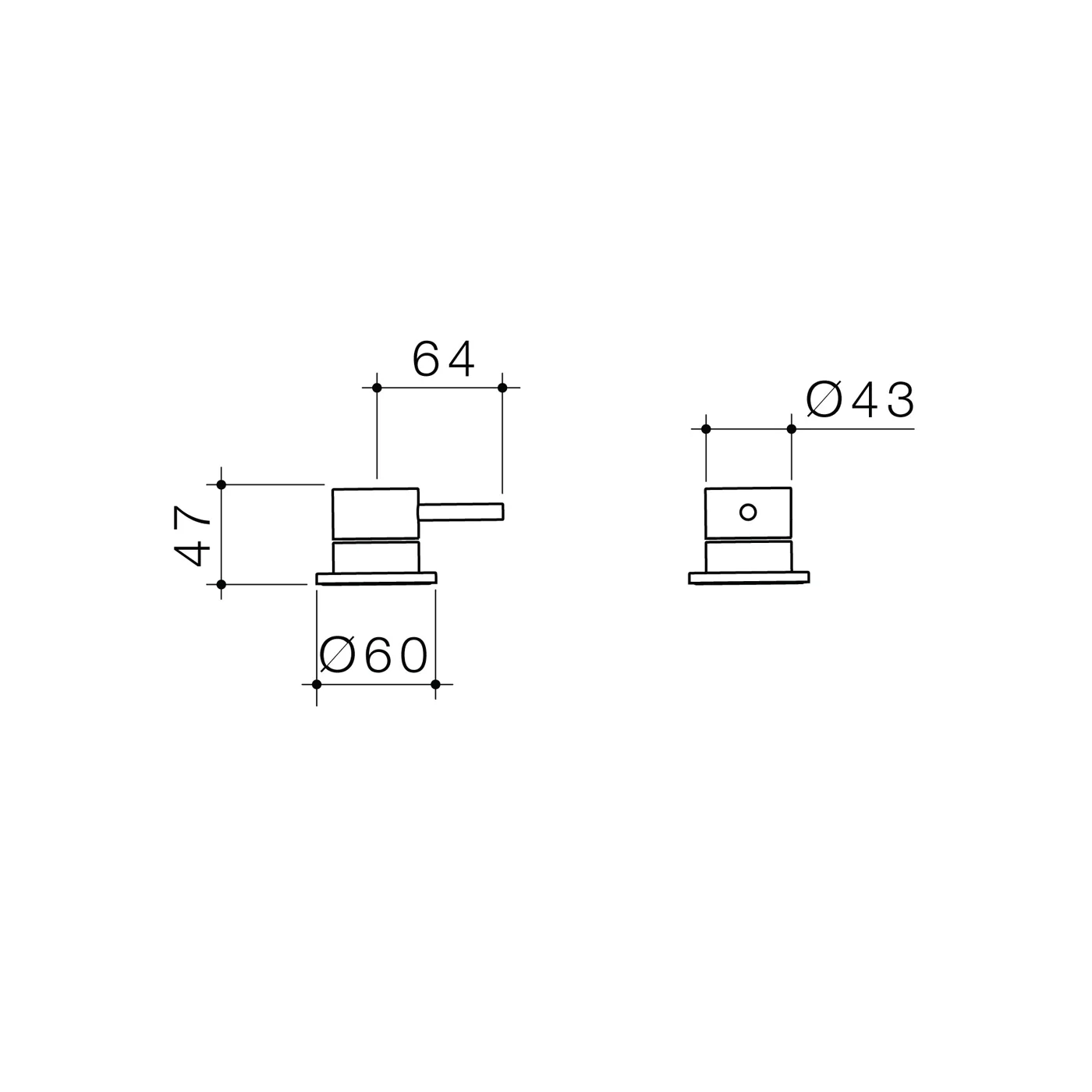 Liano II Pin Hob Mixer - Image 7