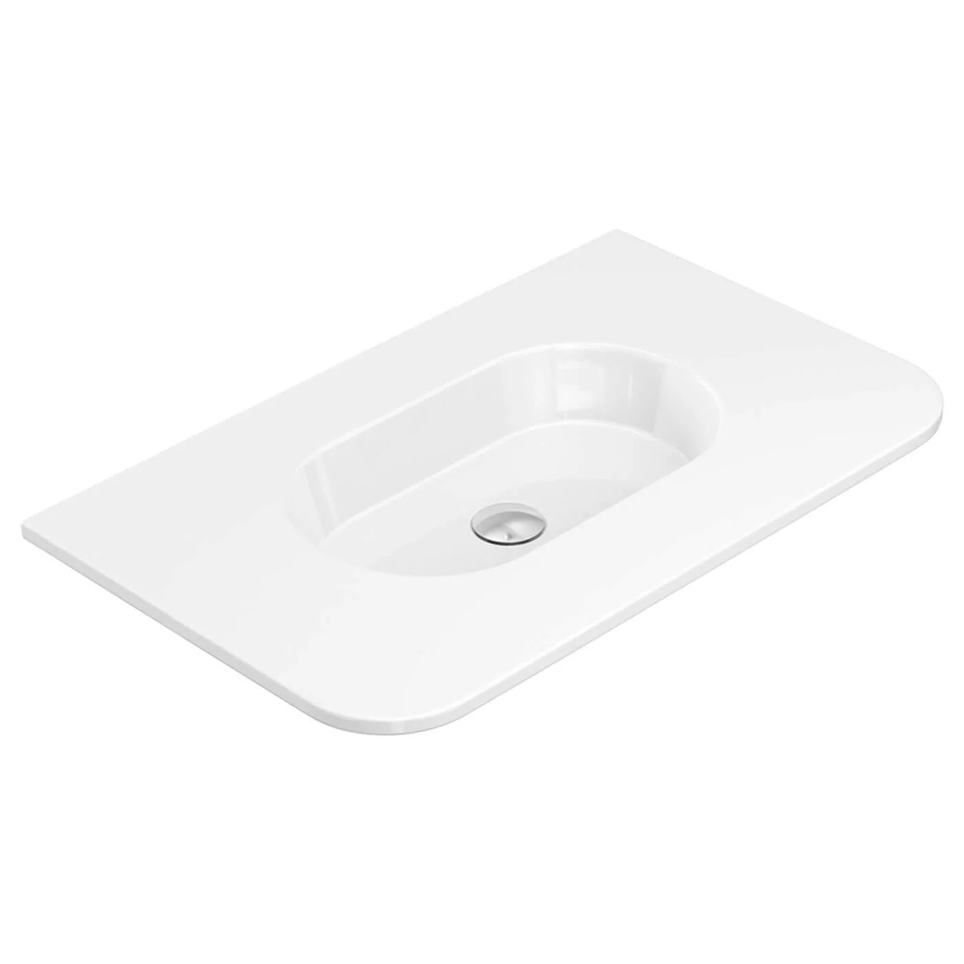 Lila Curved Ceramic Vanity Benchtop