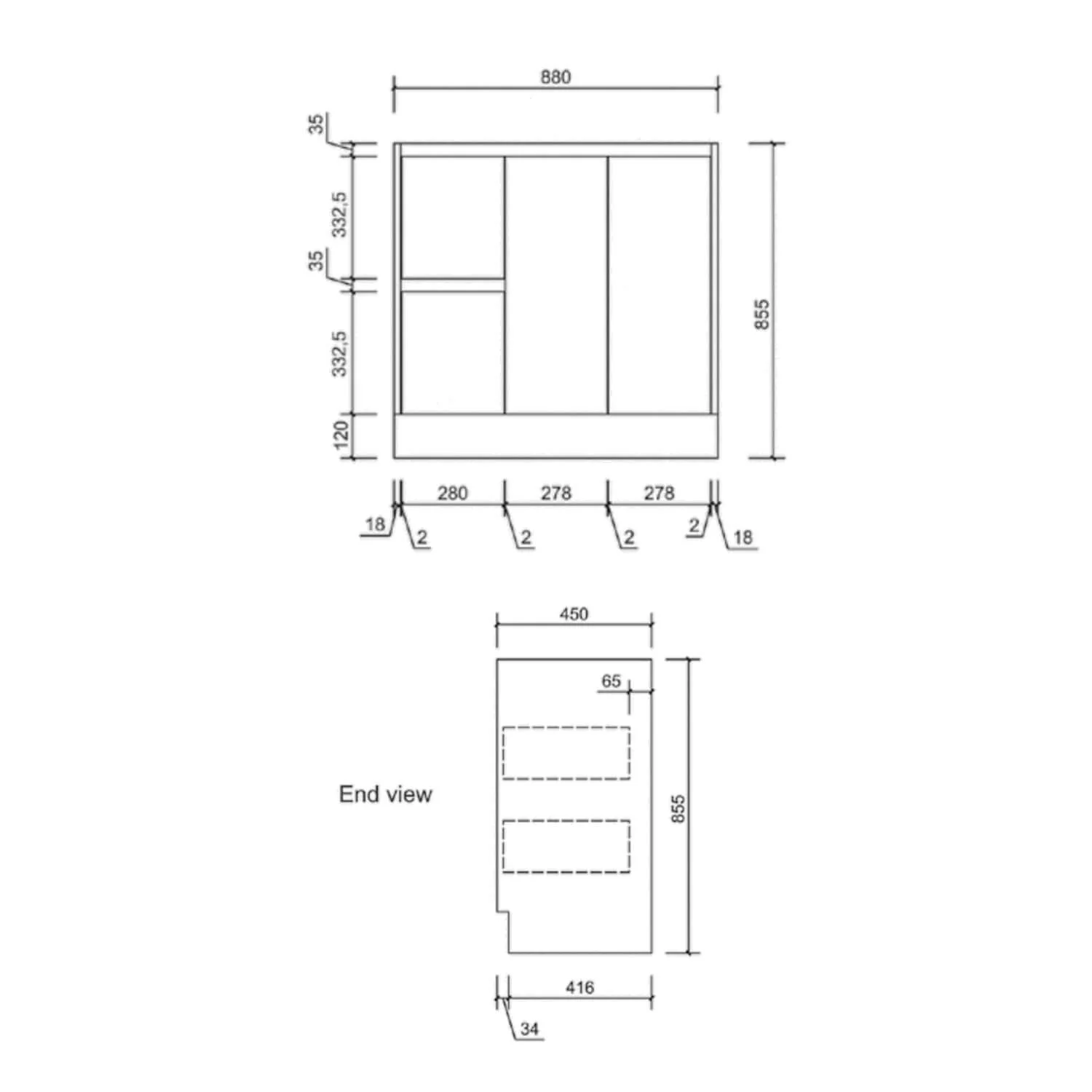 Limson White Soft-Close Floor Mounted Vanity - Image 12