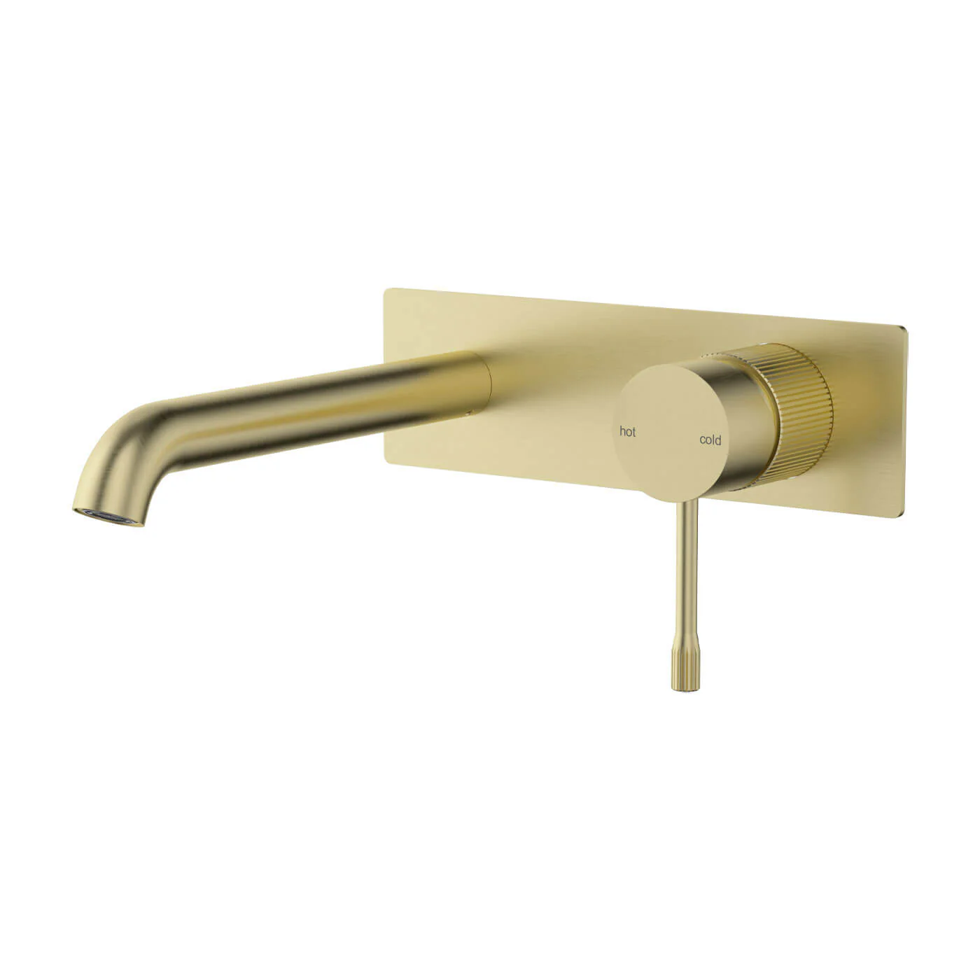 Linie Fluted Wall Mixer Set