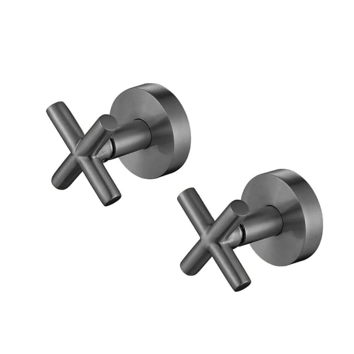 Lukas Cross Handle Hot/Cold Assembly Tap Set - Image 4