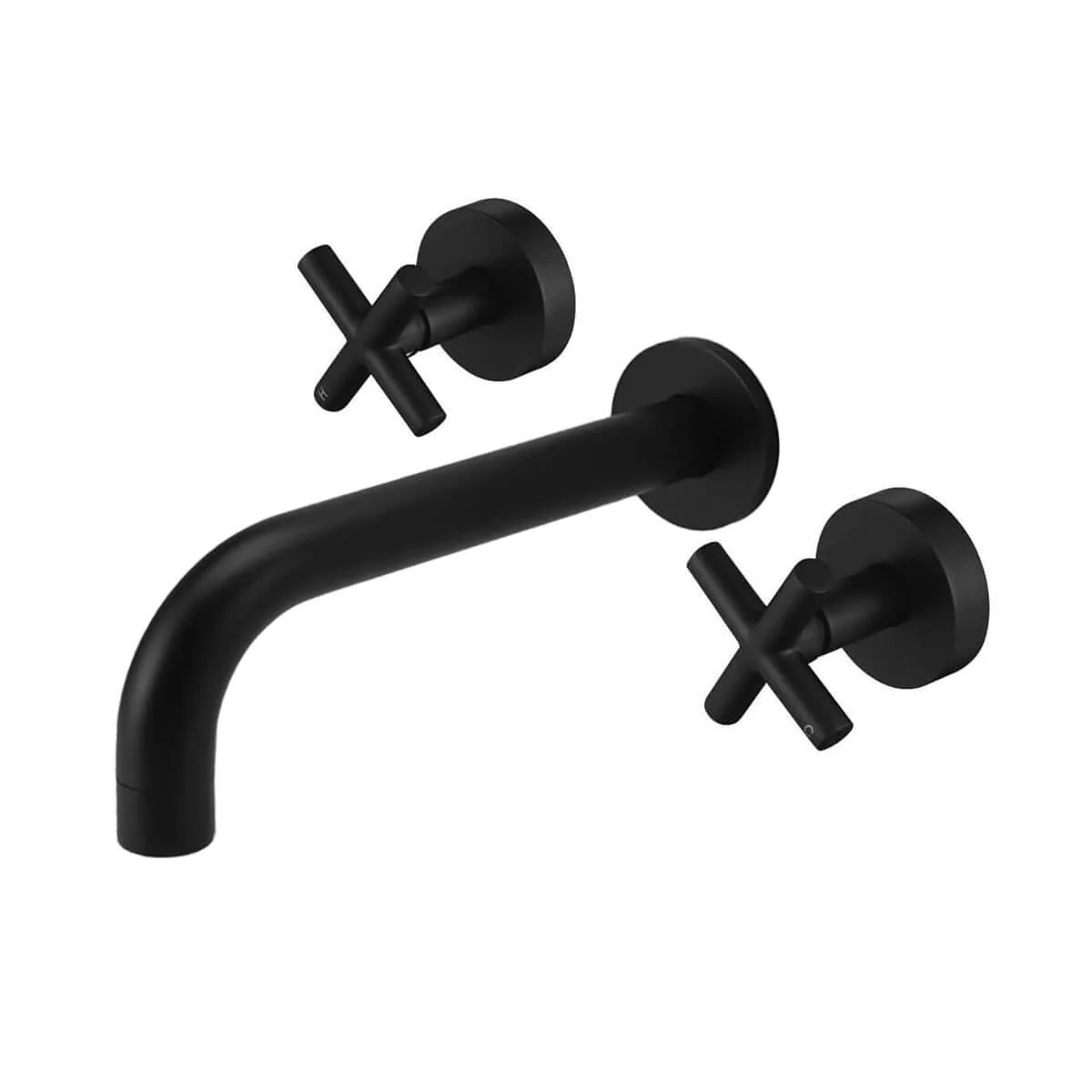 Lukas Cross Handle Hot/Cold Assembly Tap Spout Set - Image 4