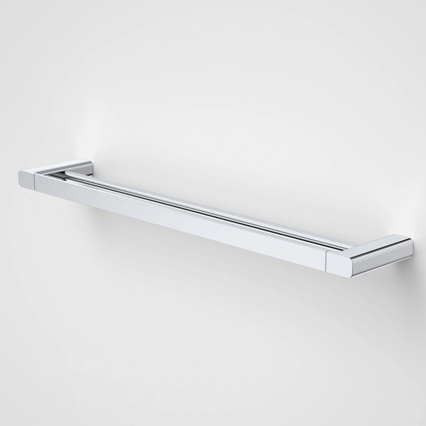 Luna Square Double Towel Rail 600-900mm - Image 4