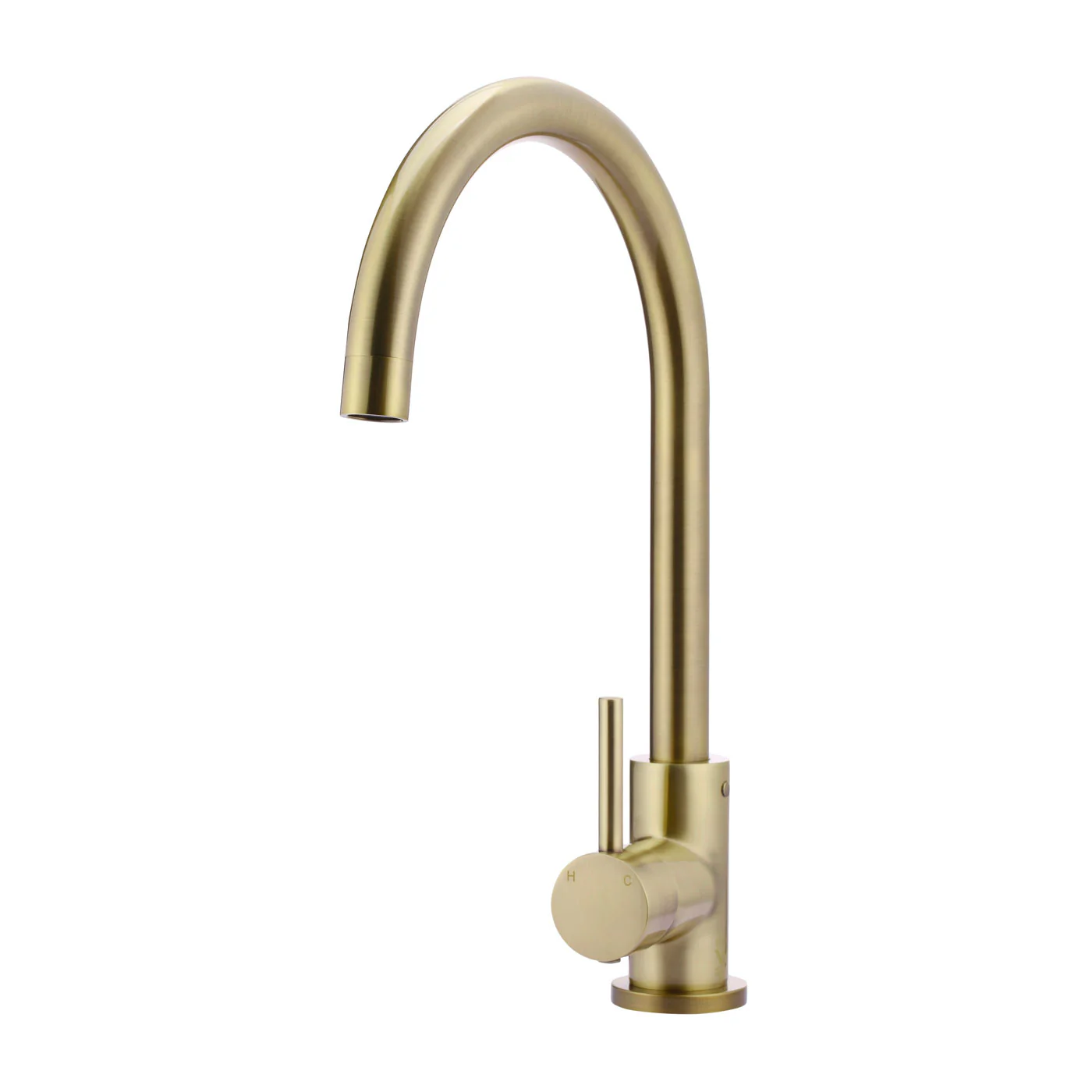 Meir Pin Handle Gooseneck Sink Mixer - Image 4